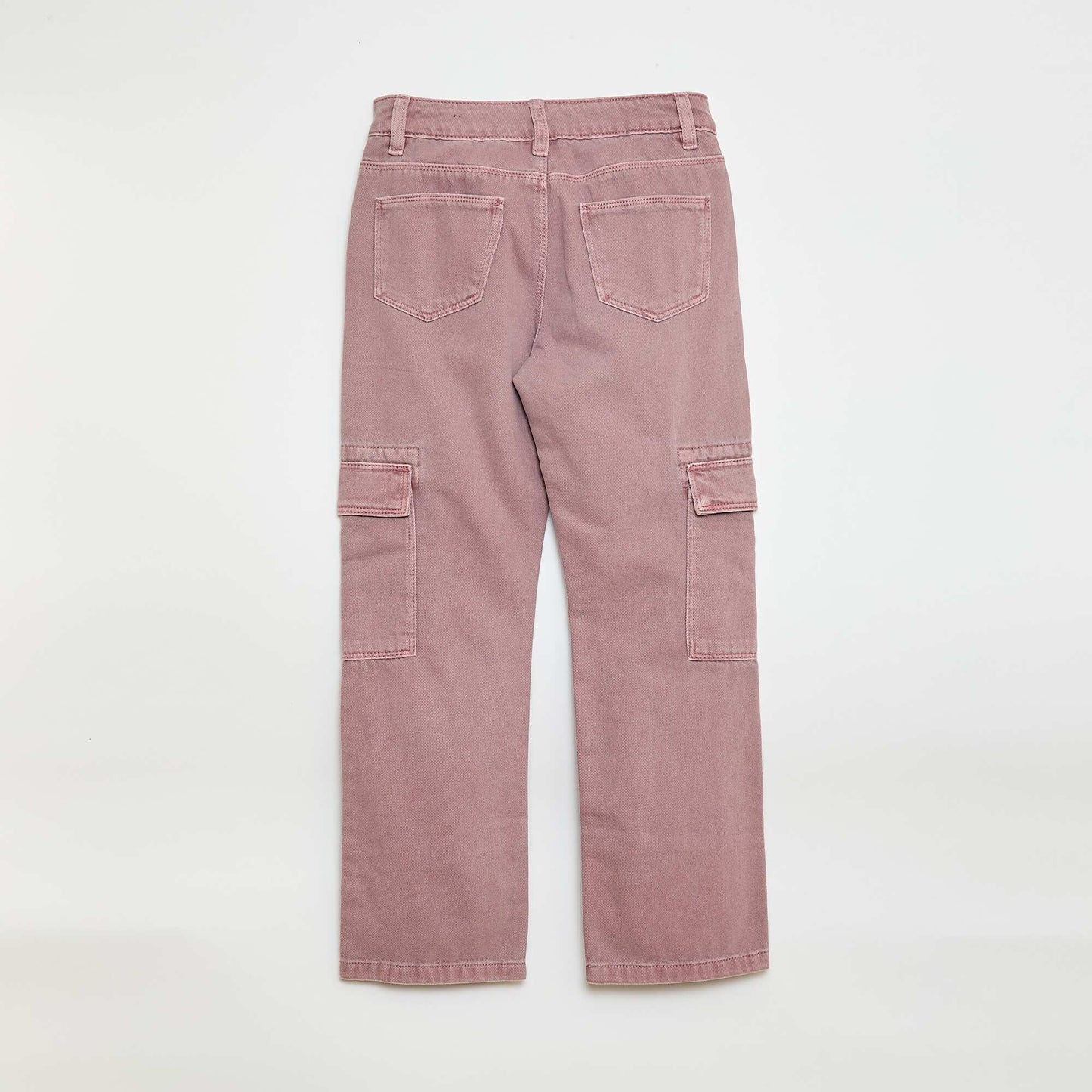 Multi-Pocket Denim Trousers PURPLE