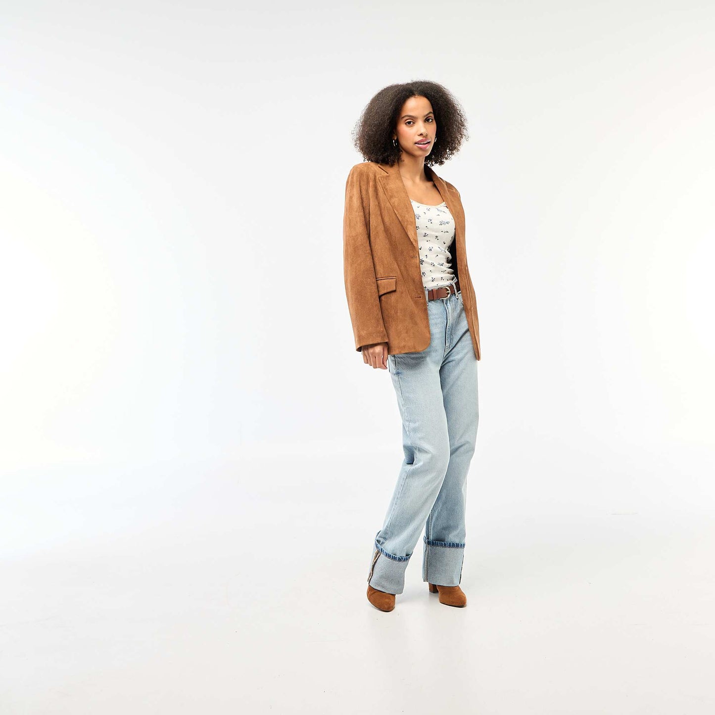 Pointelle Long-Sleeve T-Shirt WHITE