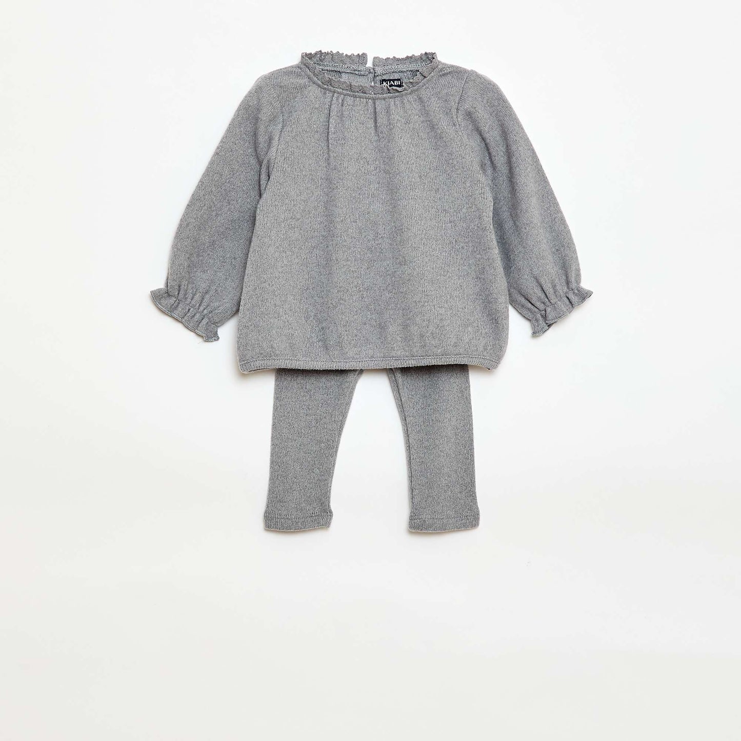 Snuggly Knit 2-Piece Set GREY