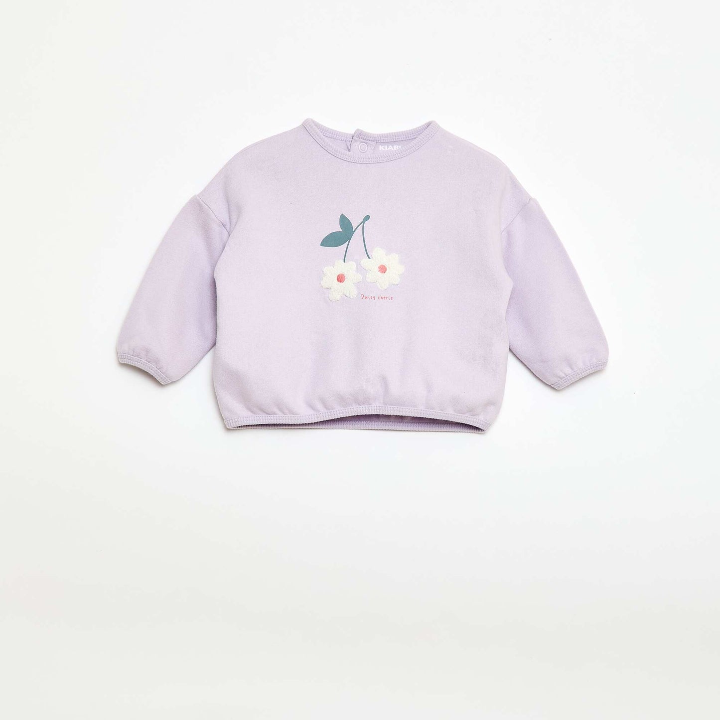 Sweatshirt and Fancy Joggers Set PURPLE