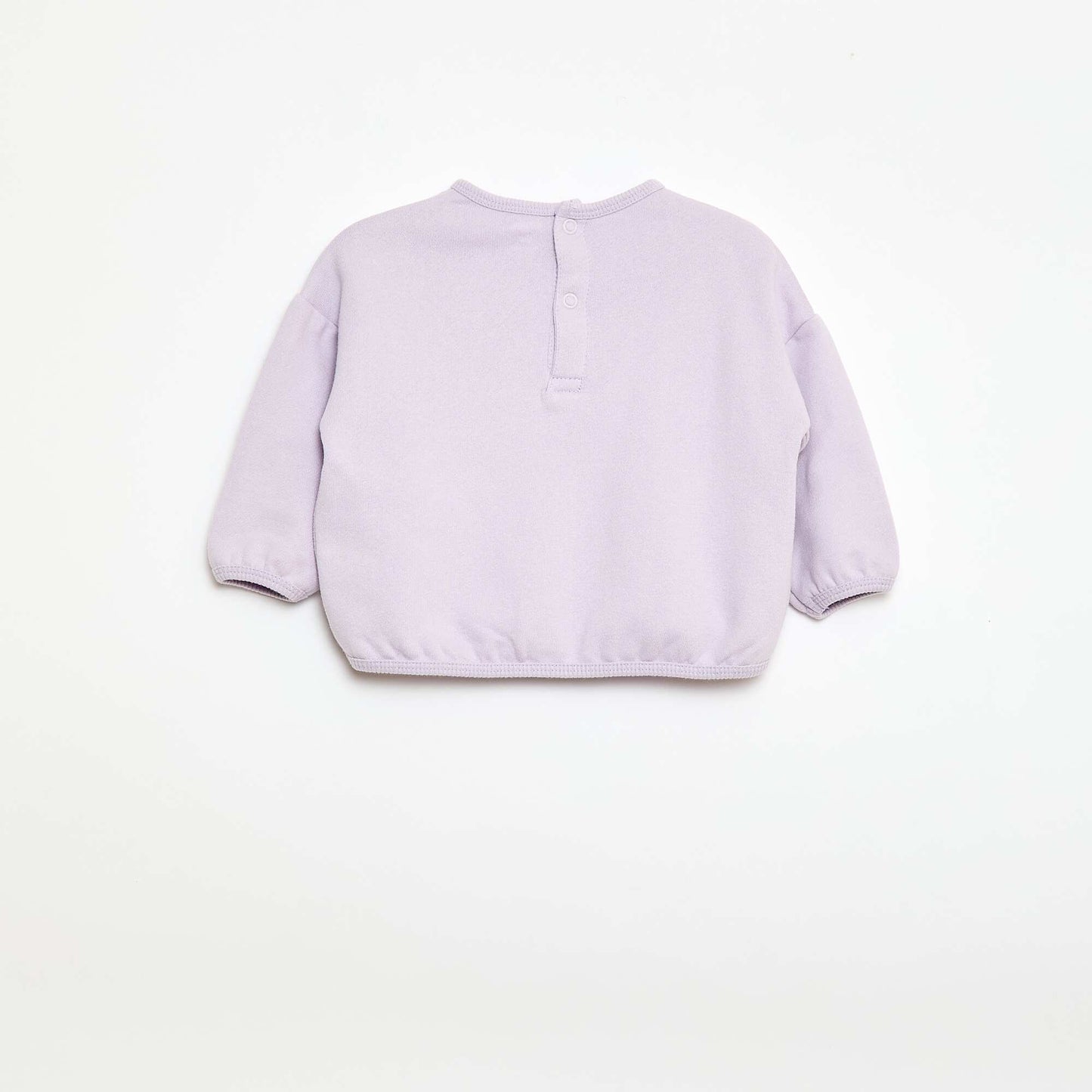 Sweatshirt and Fancy Joggers Set PURPLE