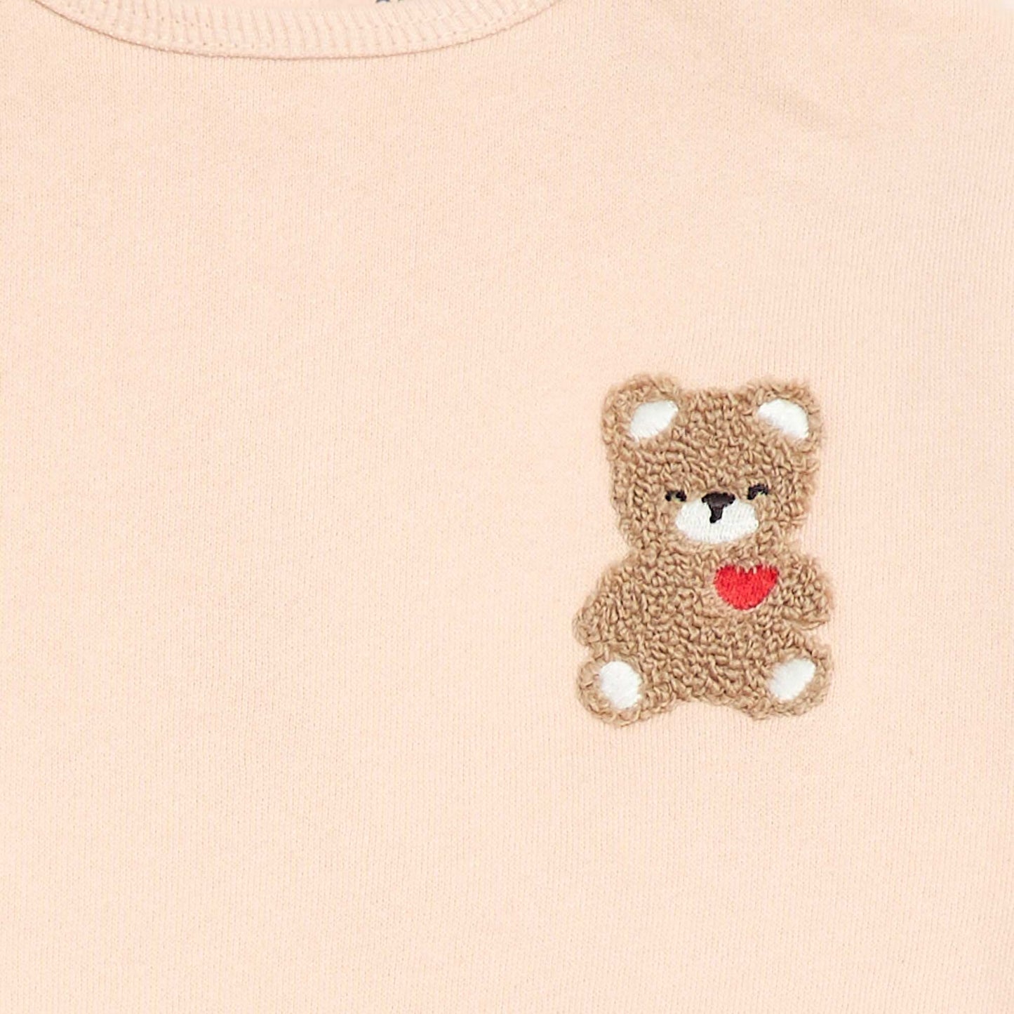 Sweatshirt and patterned joggers set PINK