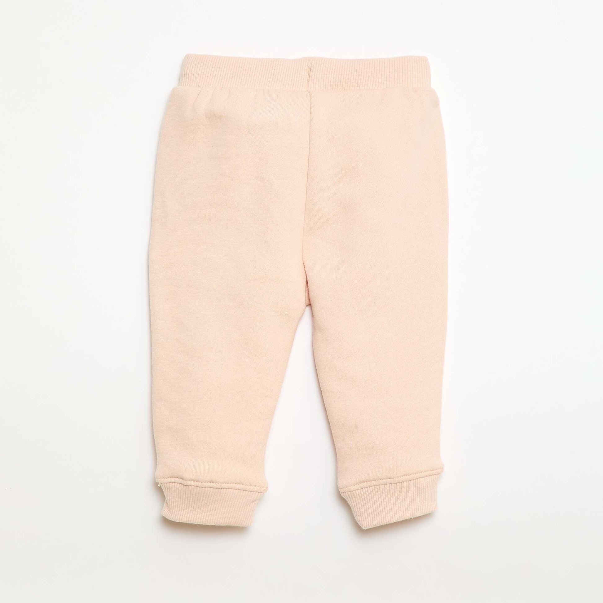 Sweatshirt and patterned joggers set PINK