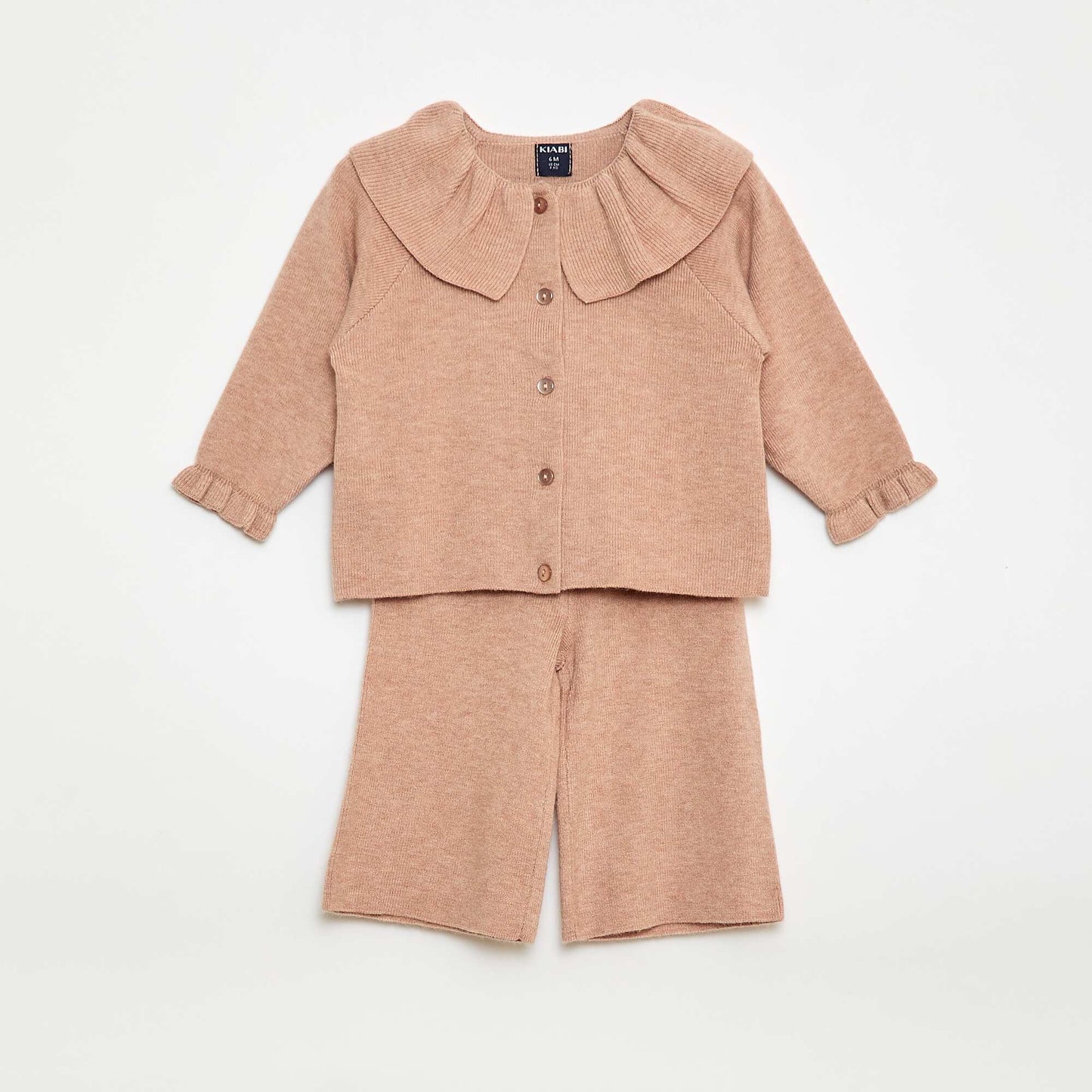 Soft Knit Outfit - 2 Pieces BEIGE