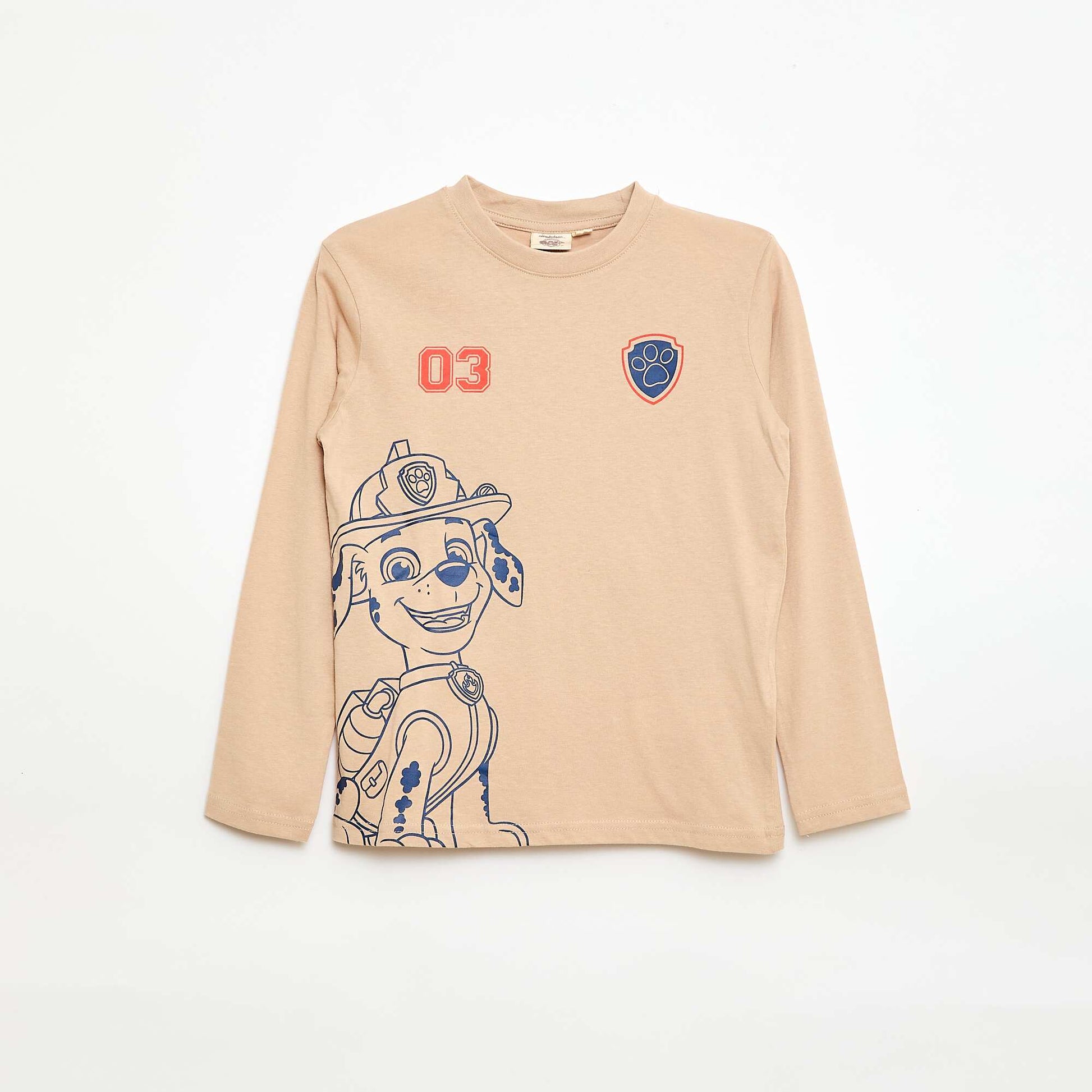 Patrol Paw Long-Sleeve T-shirt BEIGE