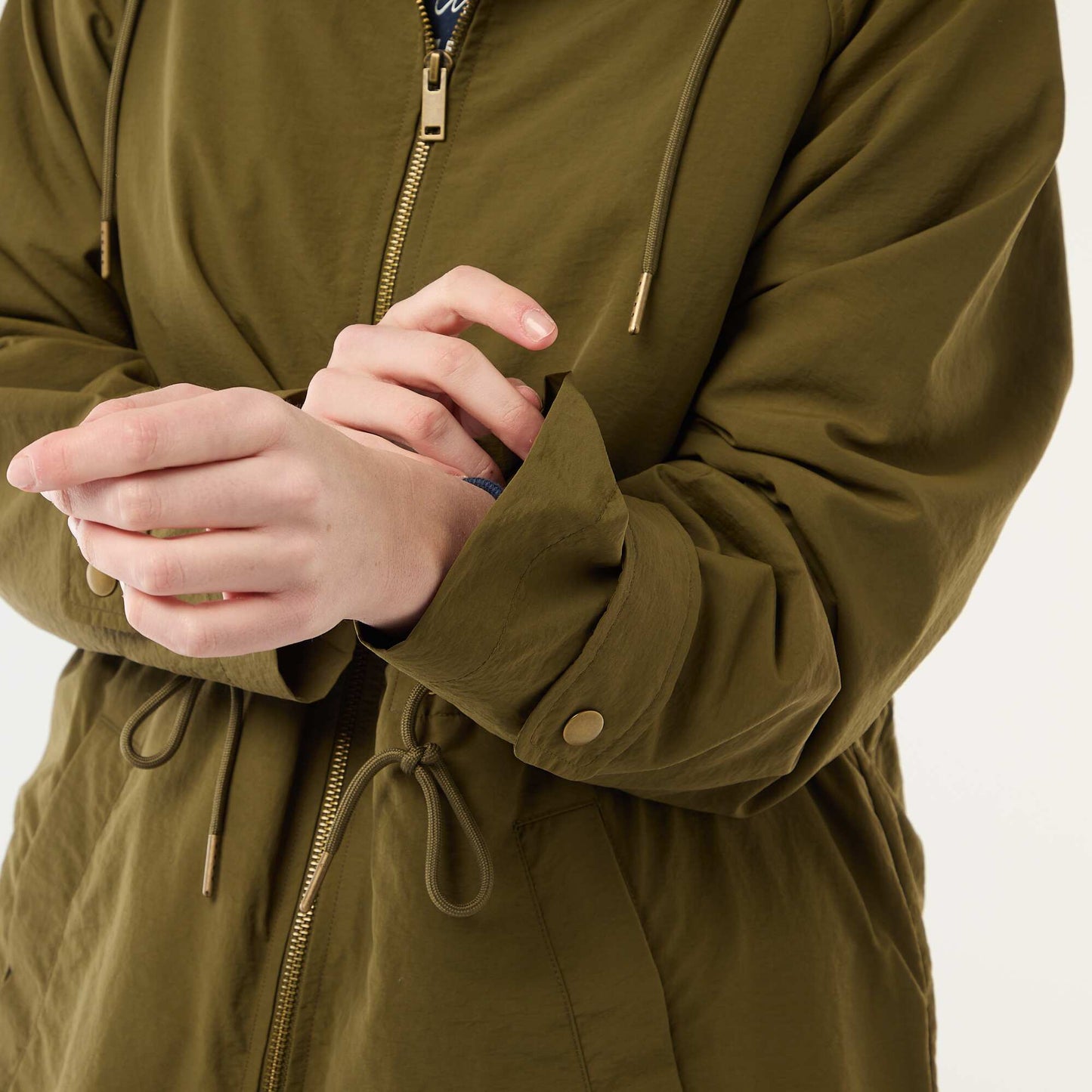 Hooded Raincoat GREEN