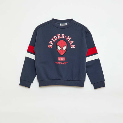 Spider-Man Round Neck Sweatshirt BLUE