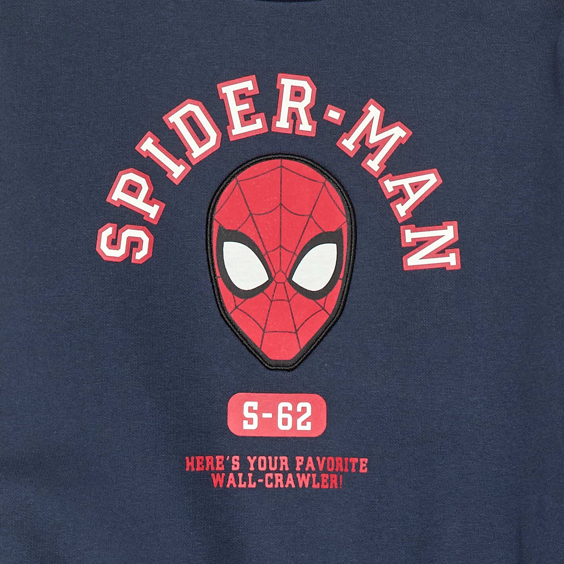 Spider-Man Round Neck Sweatshirt BLUE