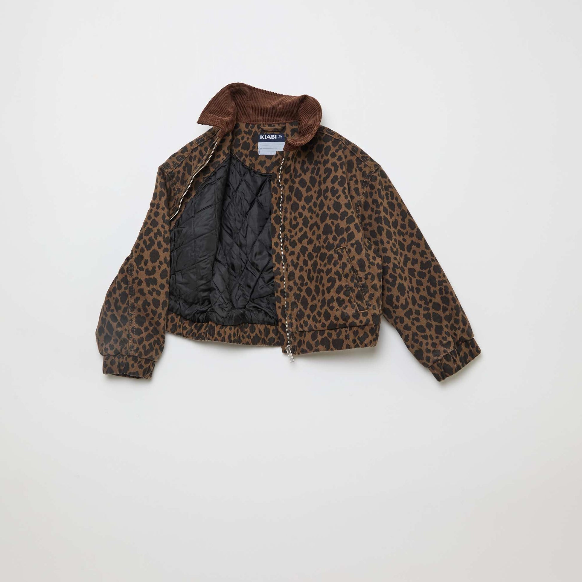 Denim Bomber Jacket BROWN
