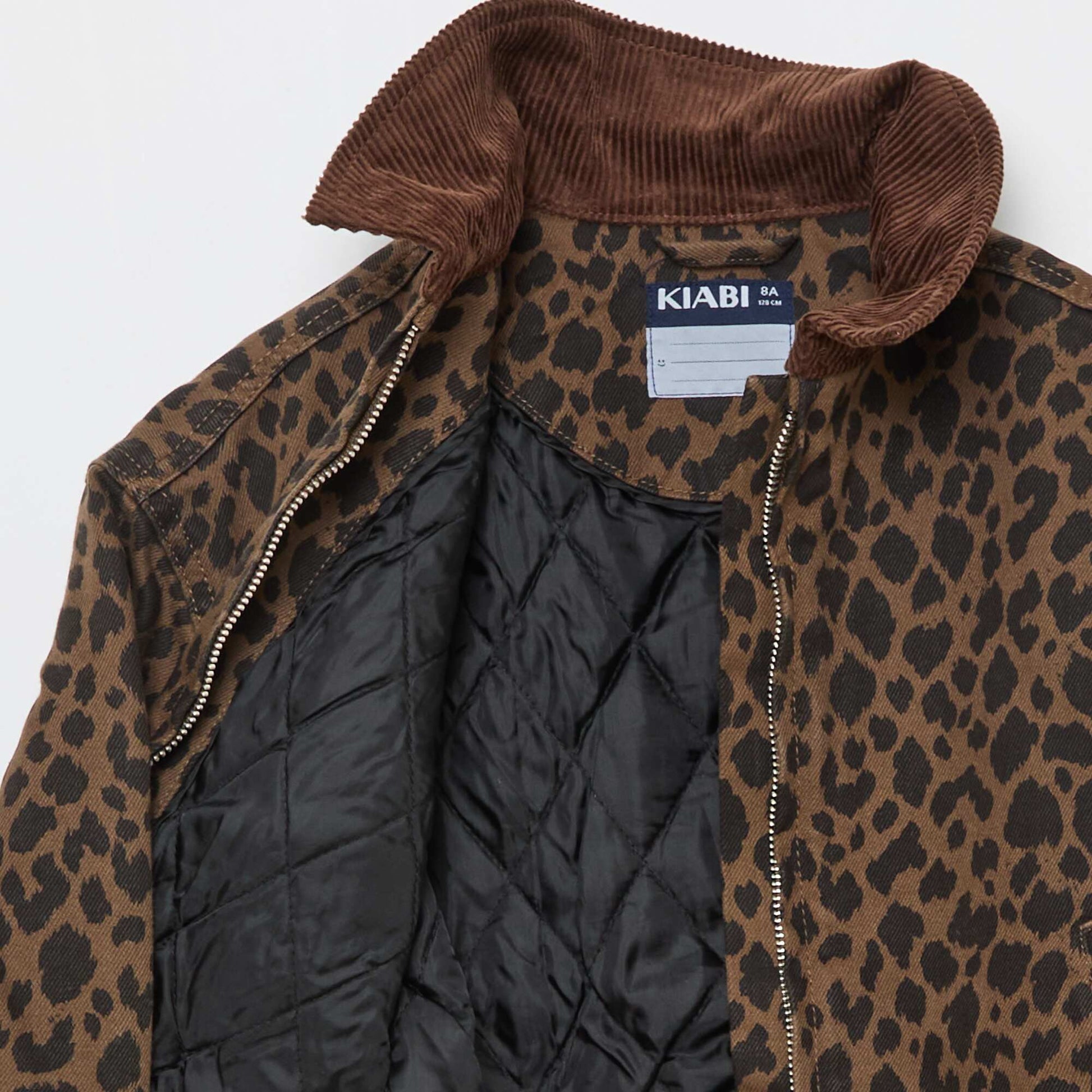 Denim Bomber Jacket BROWN
