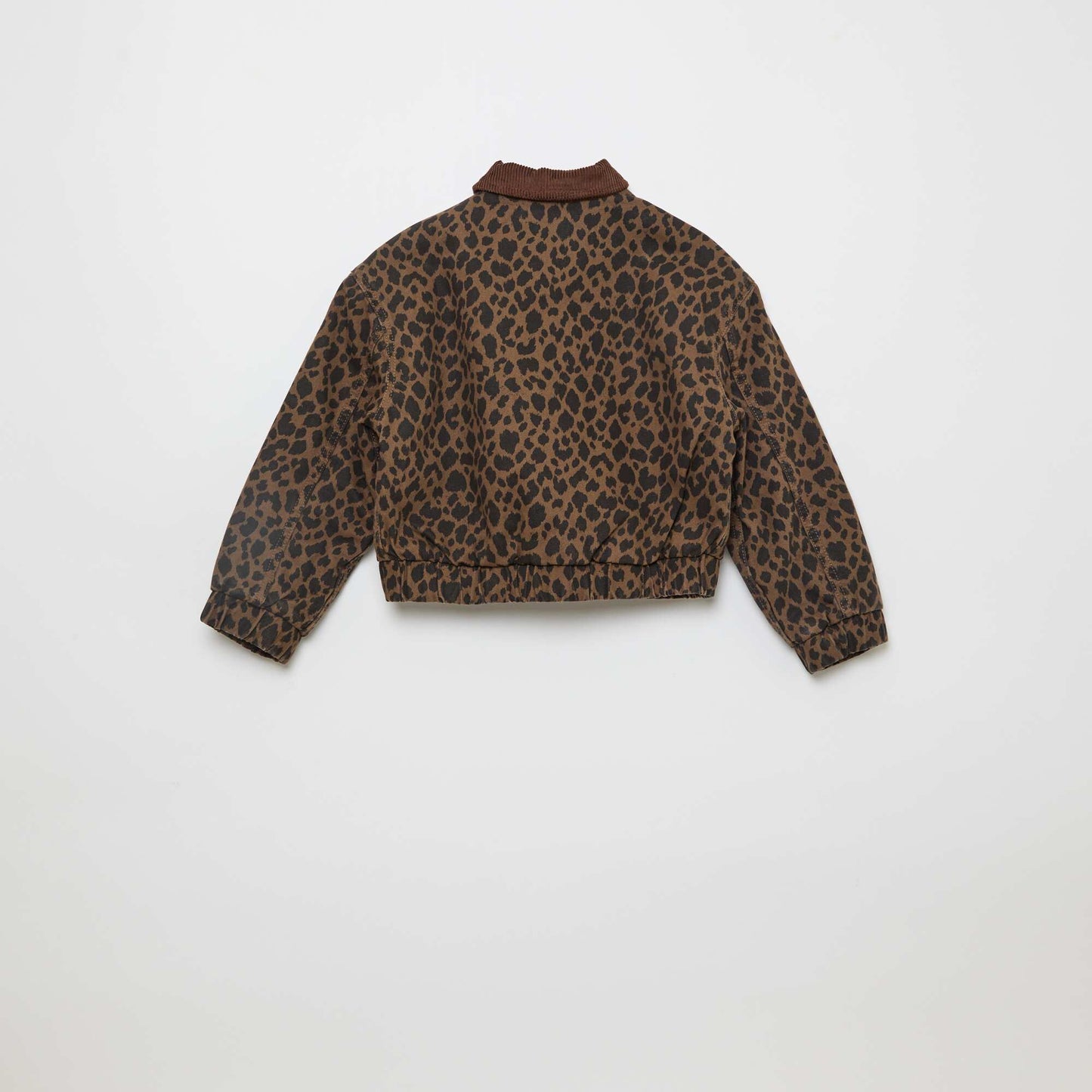 Denim Bomber Jacket BROWN