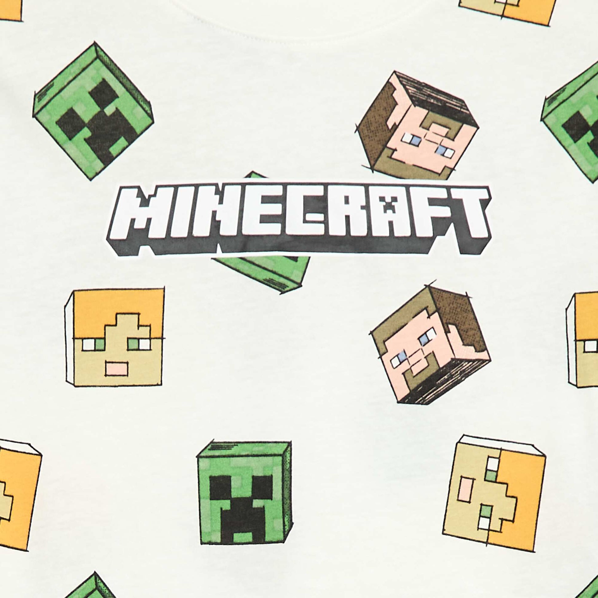 Minecraft' printed T-shirt WHITE