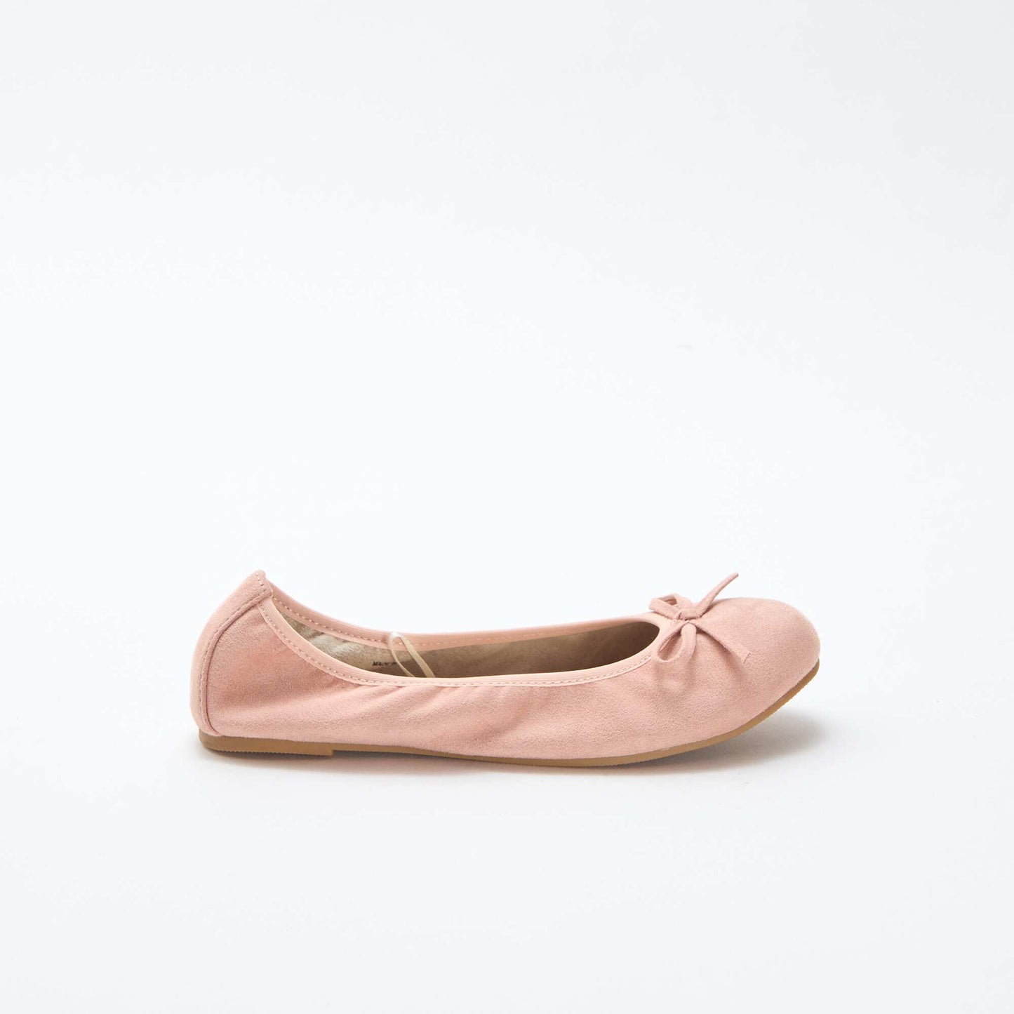 Plain Flat Ballerina Shoes BEIGE