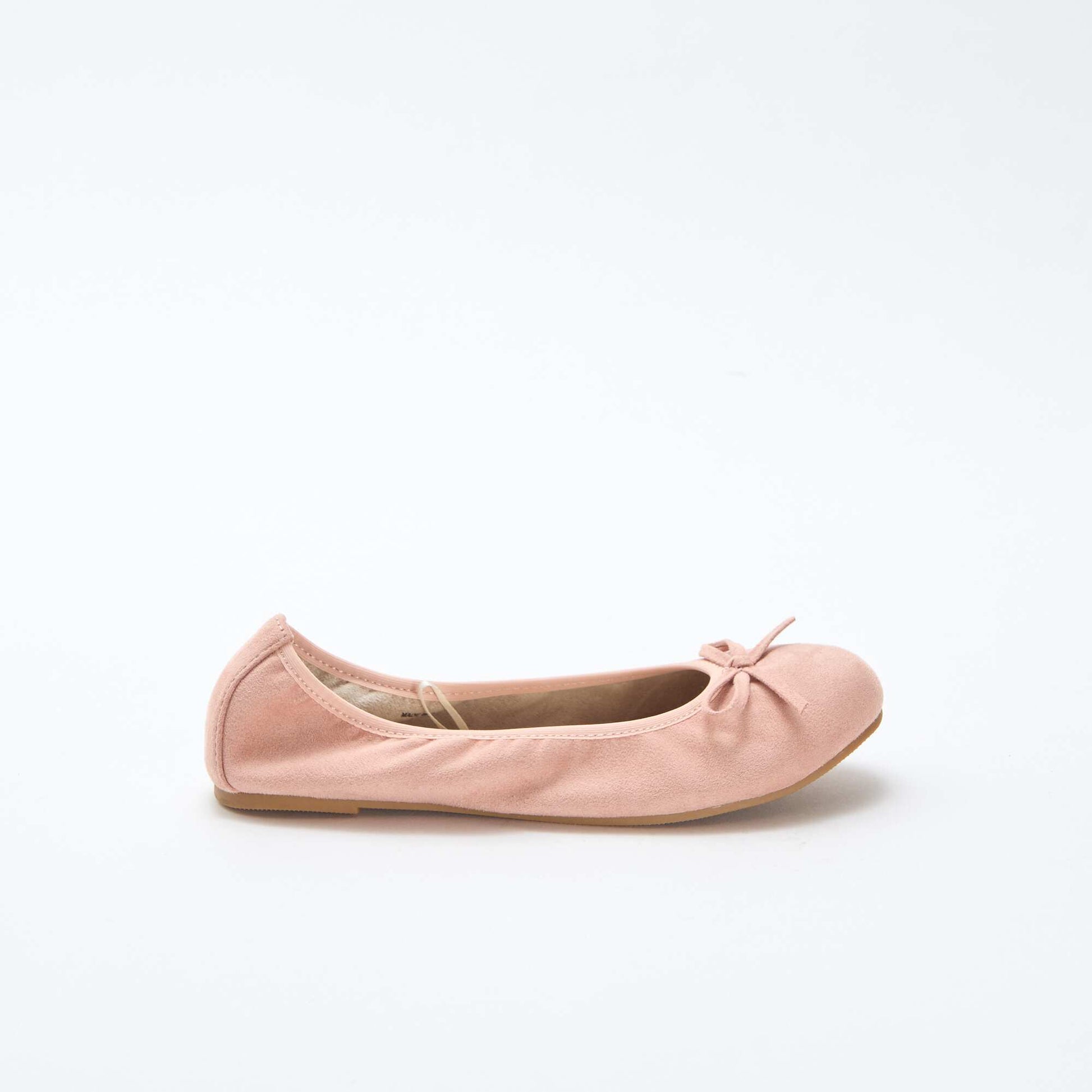 Plain Flat Ballerina Shoes BEIGE