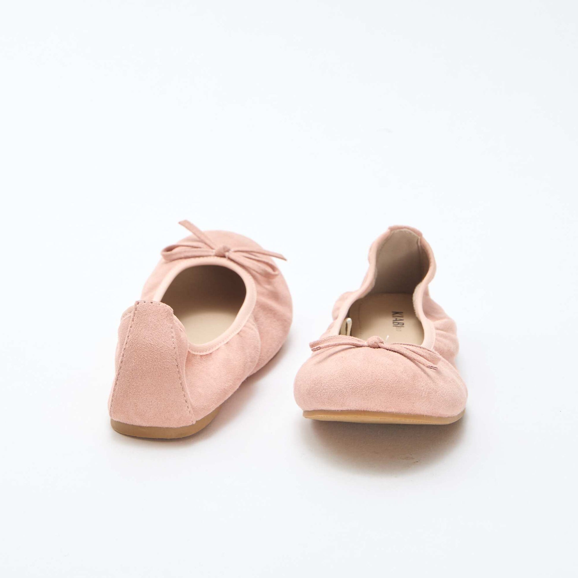 Plain Flat Ballerina Shoes BEIGE