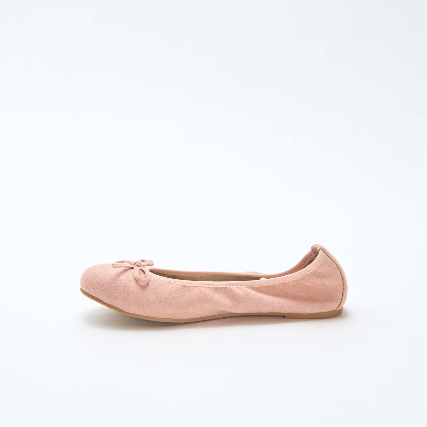 Plain Flat Ballerina Shoes BEIGE