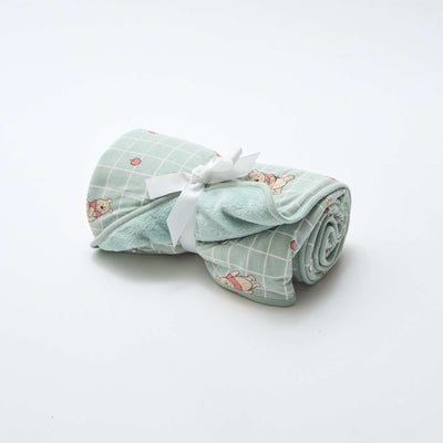 Winnie' Fleece Blanket GREEN