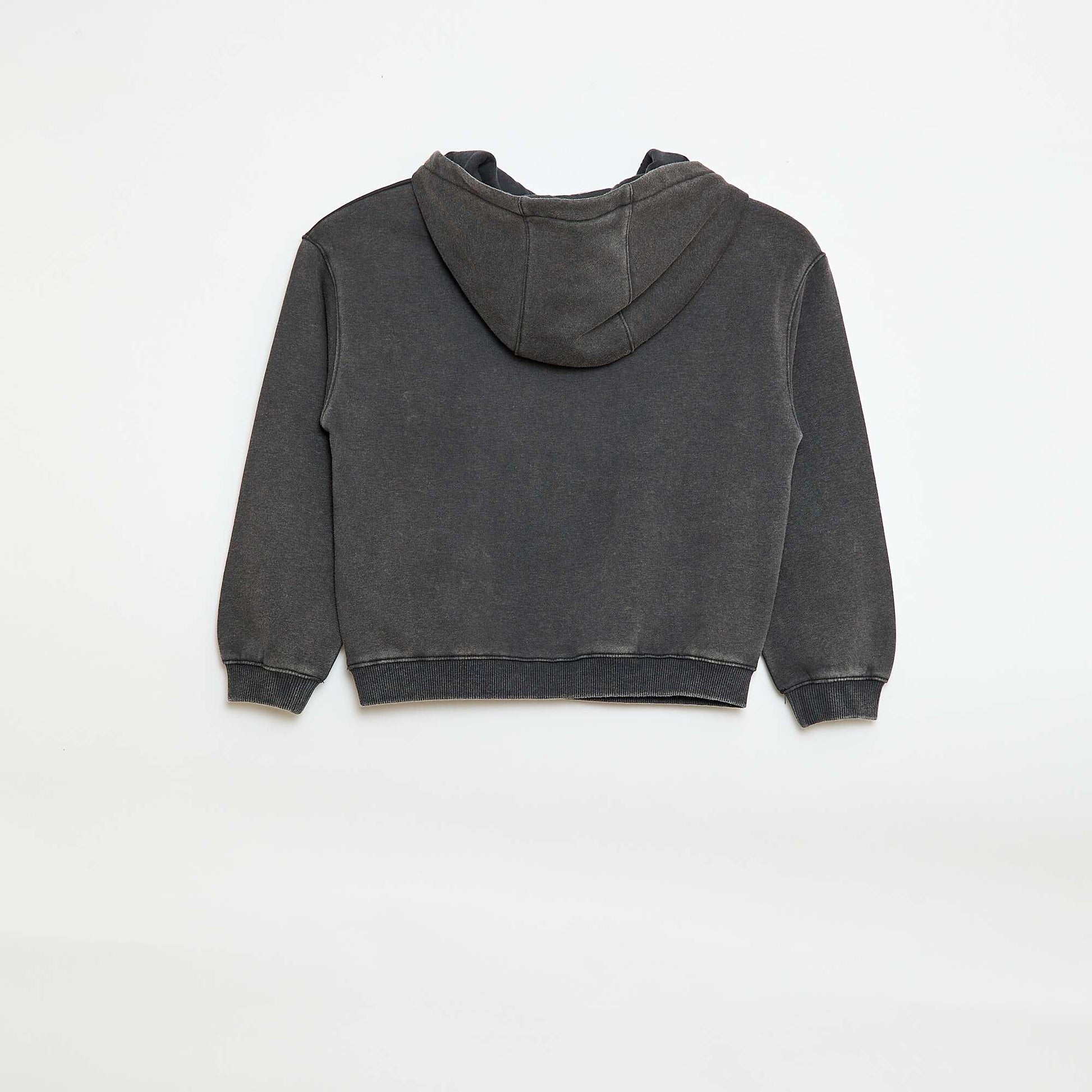 Marie' Print Hoodie BLACK