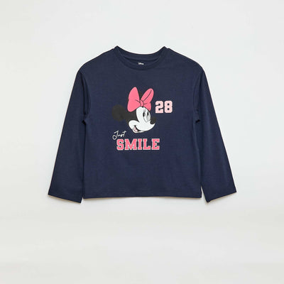 Minnie Mouse Disney Long-Sleeve T-shirt BLUE