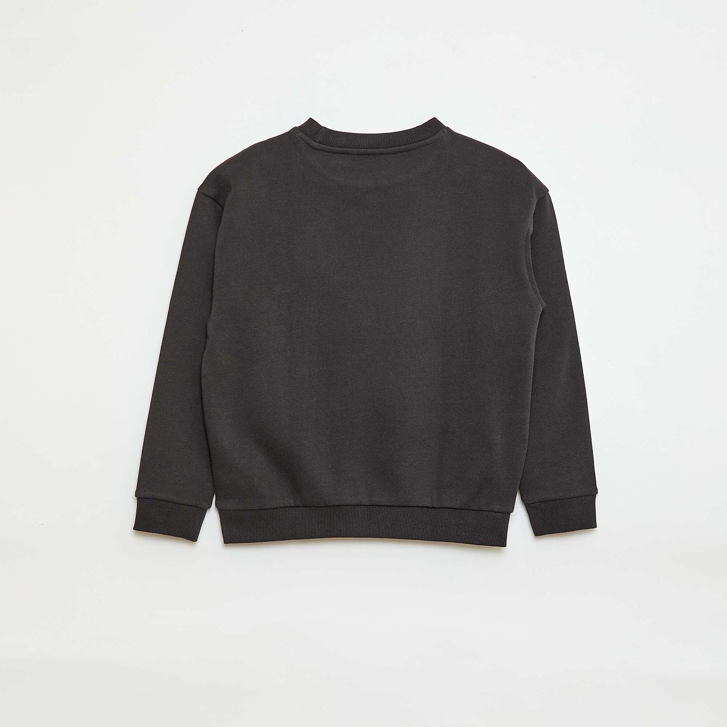 Brushed Fleece 'Donkey Kong' Print Sweatshirt GREY