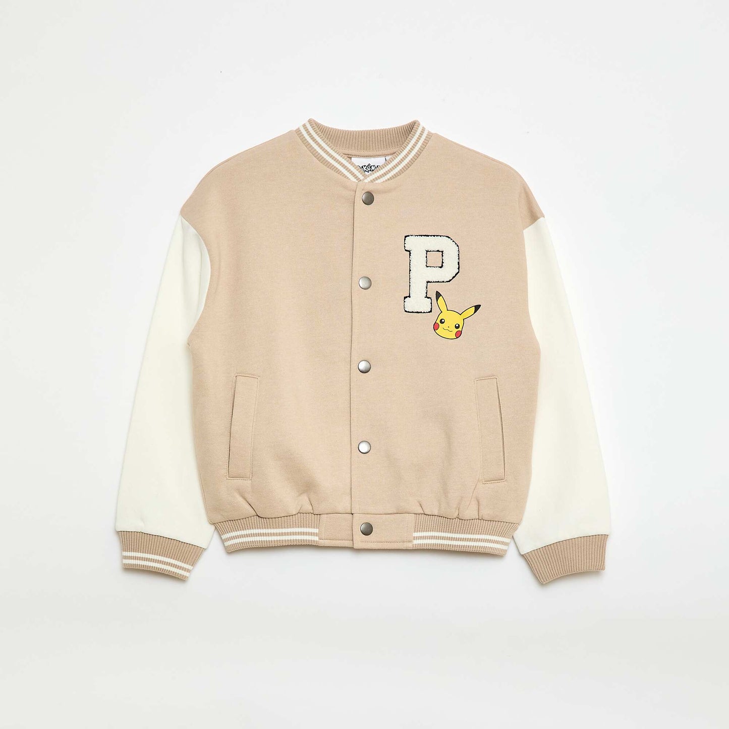 Pikachu 'Pokémon' American Style Jacket BEIGE