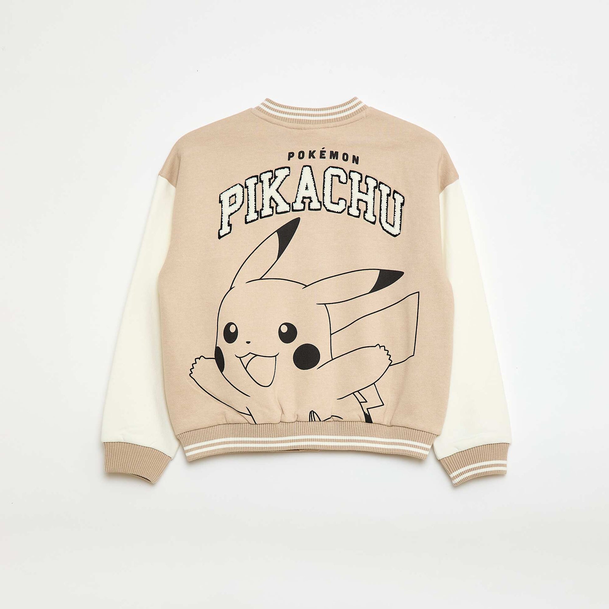 Pikachu 'Pokémon' American Style Jacket BEIGE