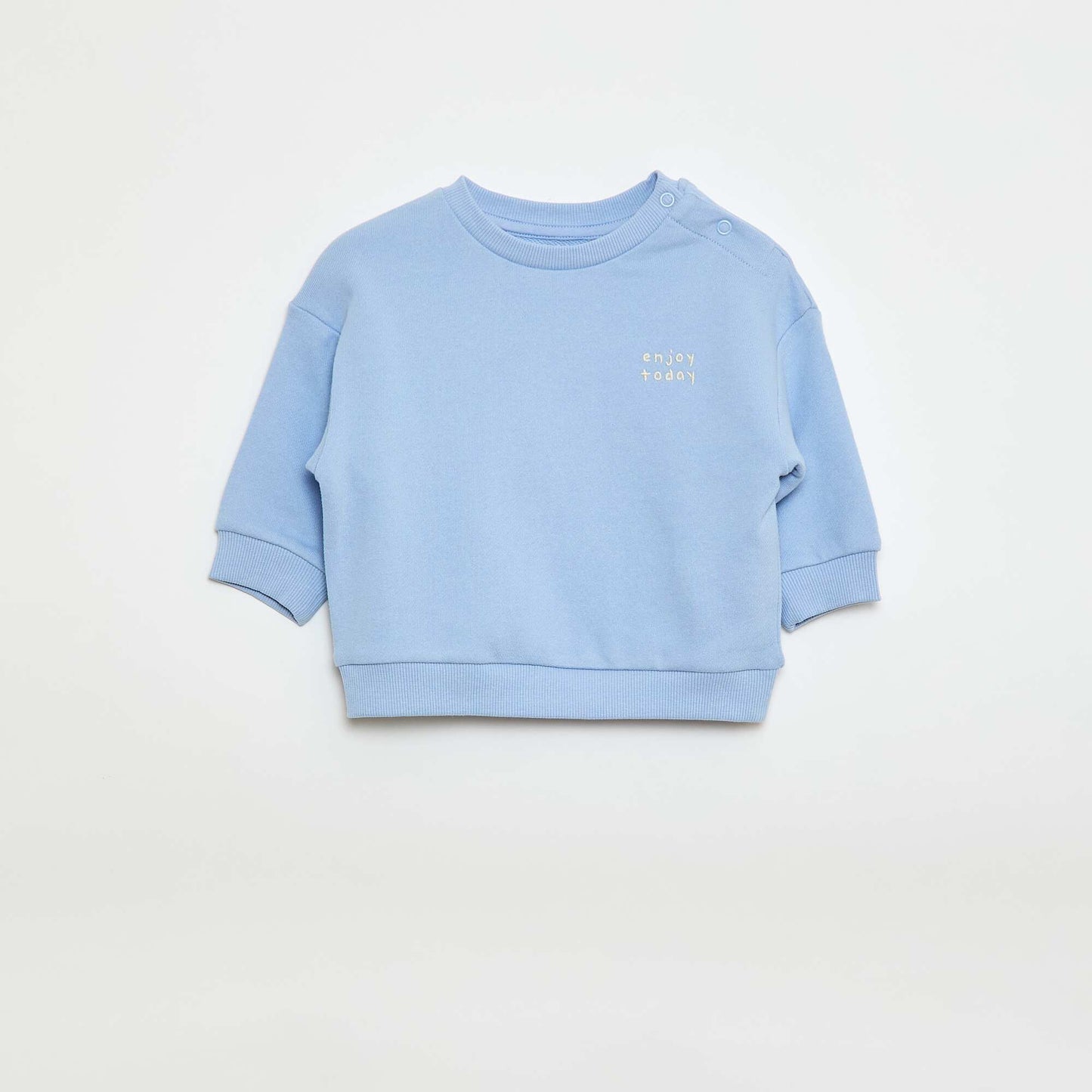 Marled French Terry Sweatshirt BLUE