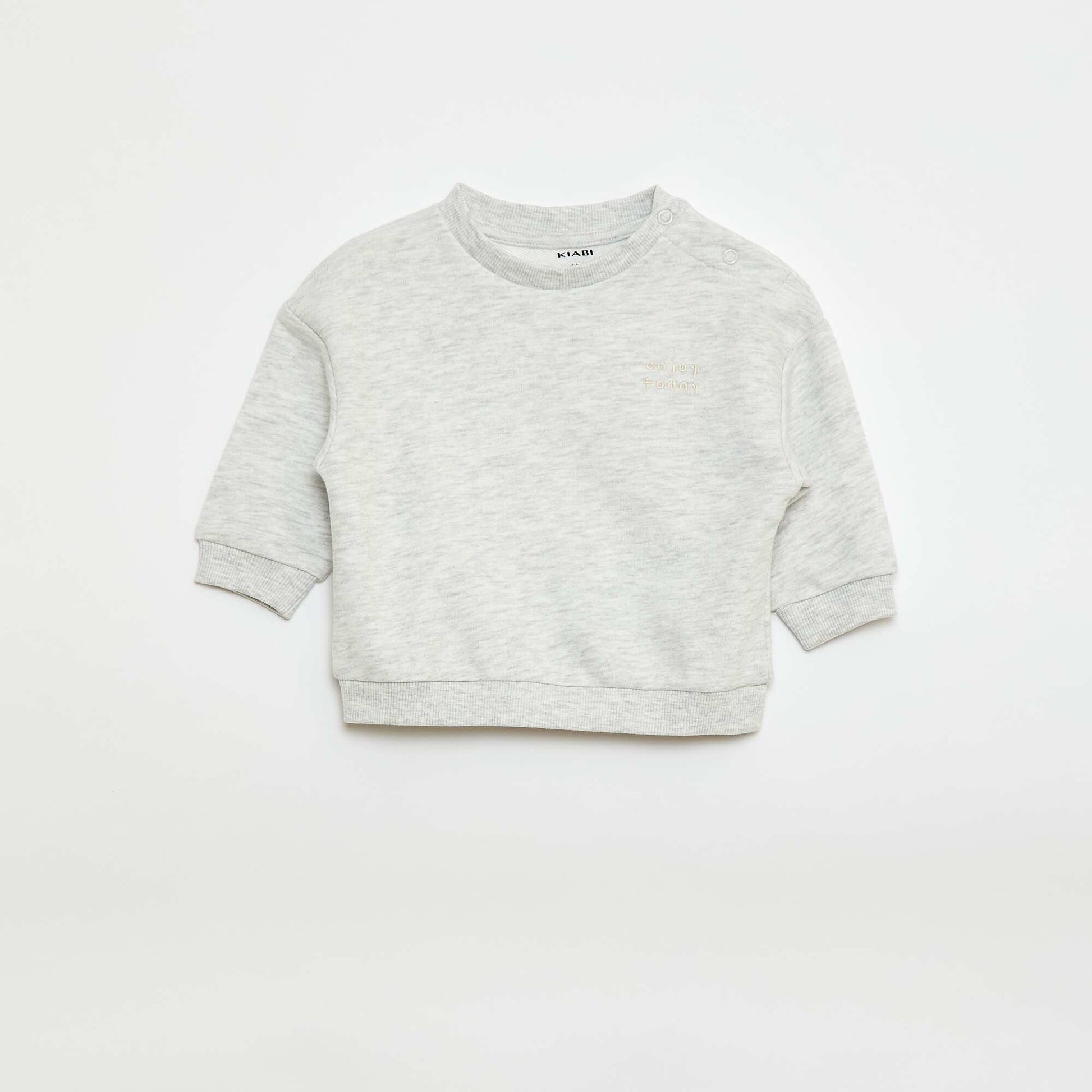 Marled French Terry Sweatshirt GREY
