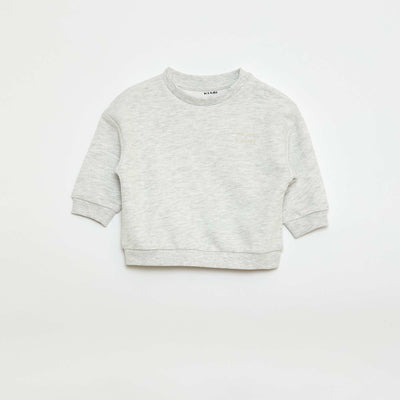 Marled French Terry Sweatshirt GREY