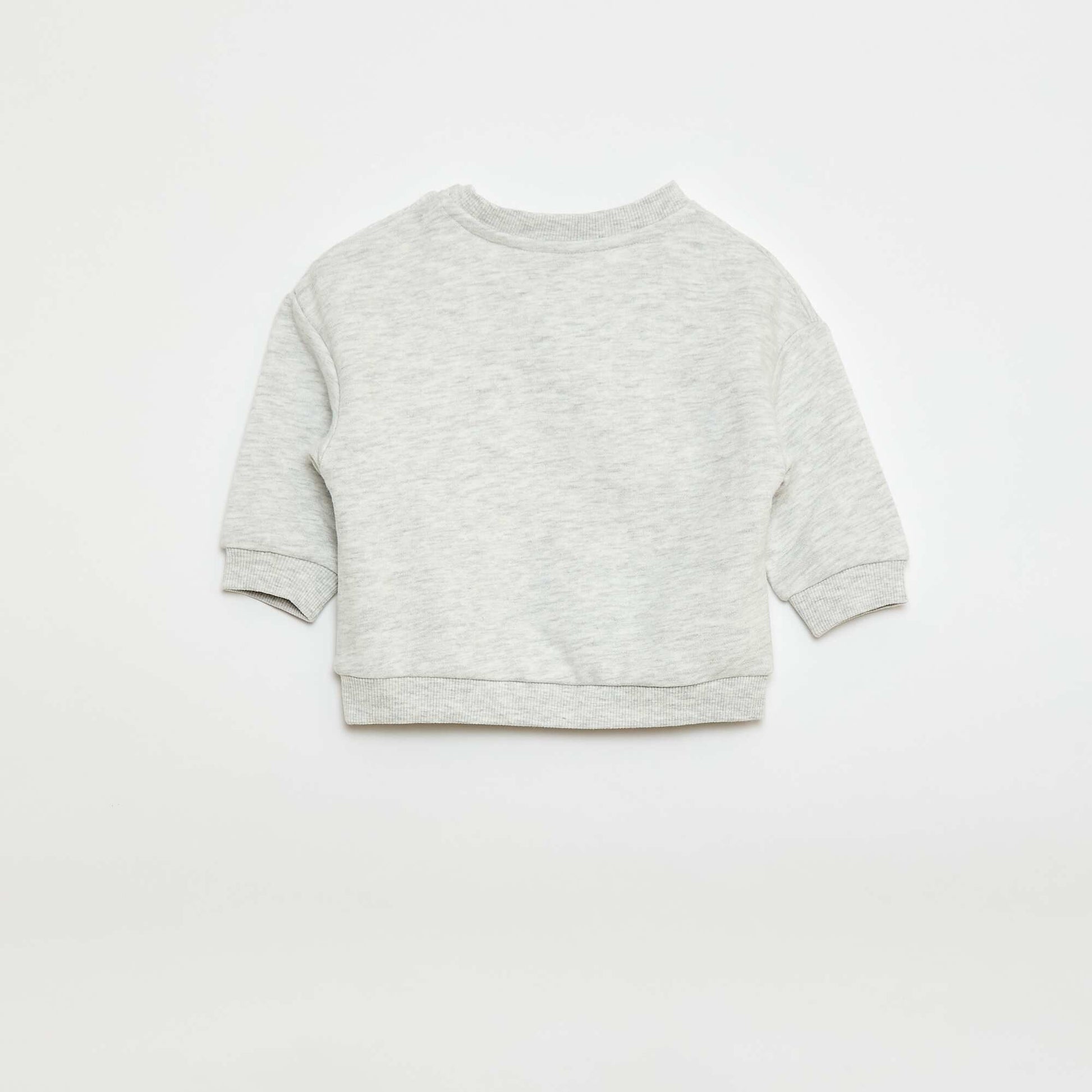 Marled French Terry Sweatshirt GREY