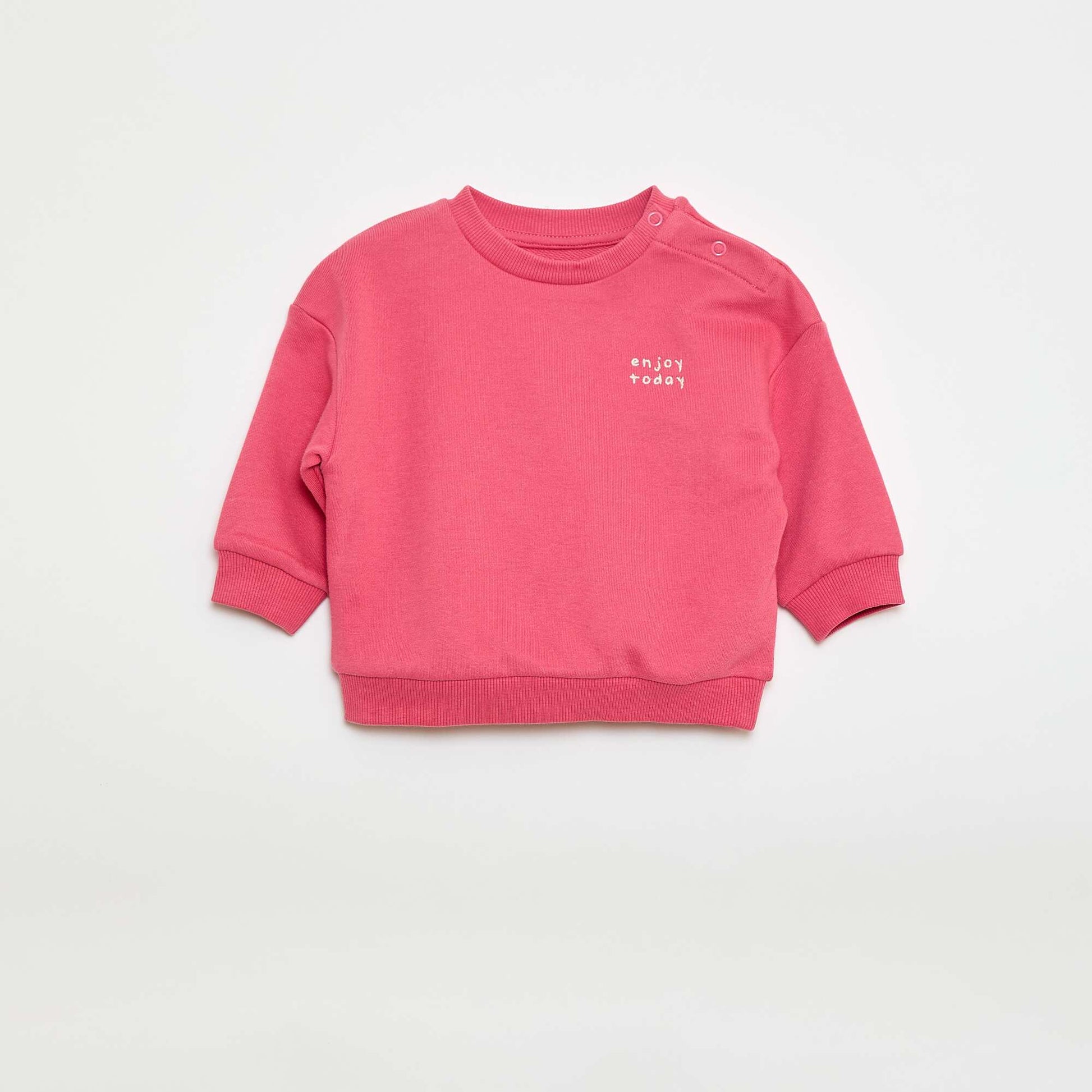 Marled French Terry Sweatshirt PINK