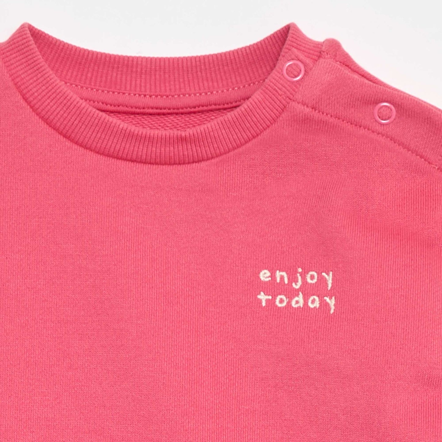 Marled French Terry Sweatshirt PINK