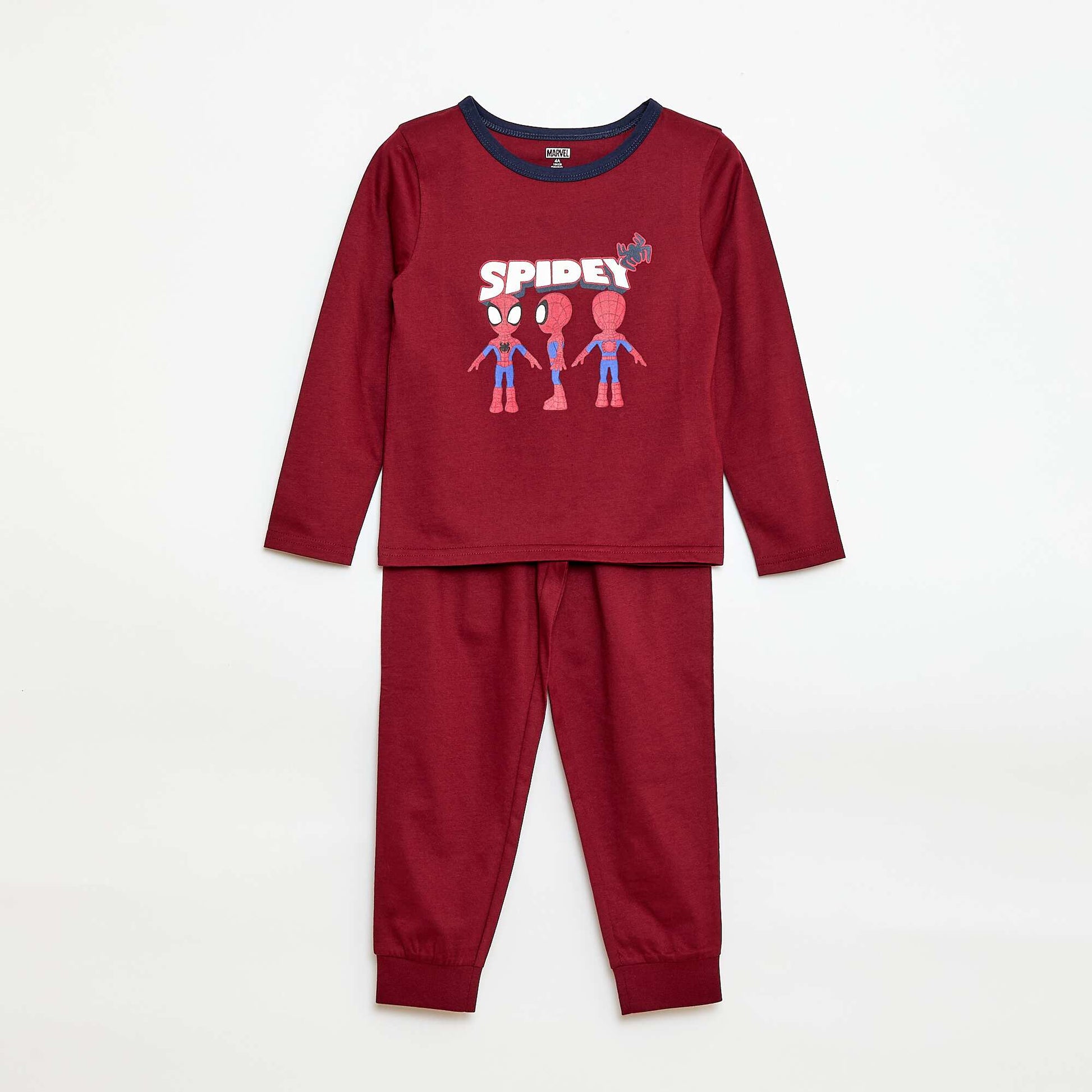 Marvel Printed Long Pyjamas RED