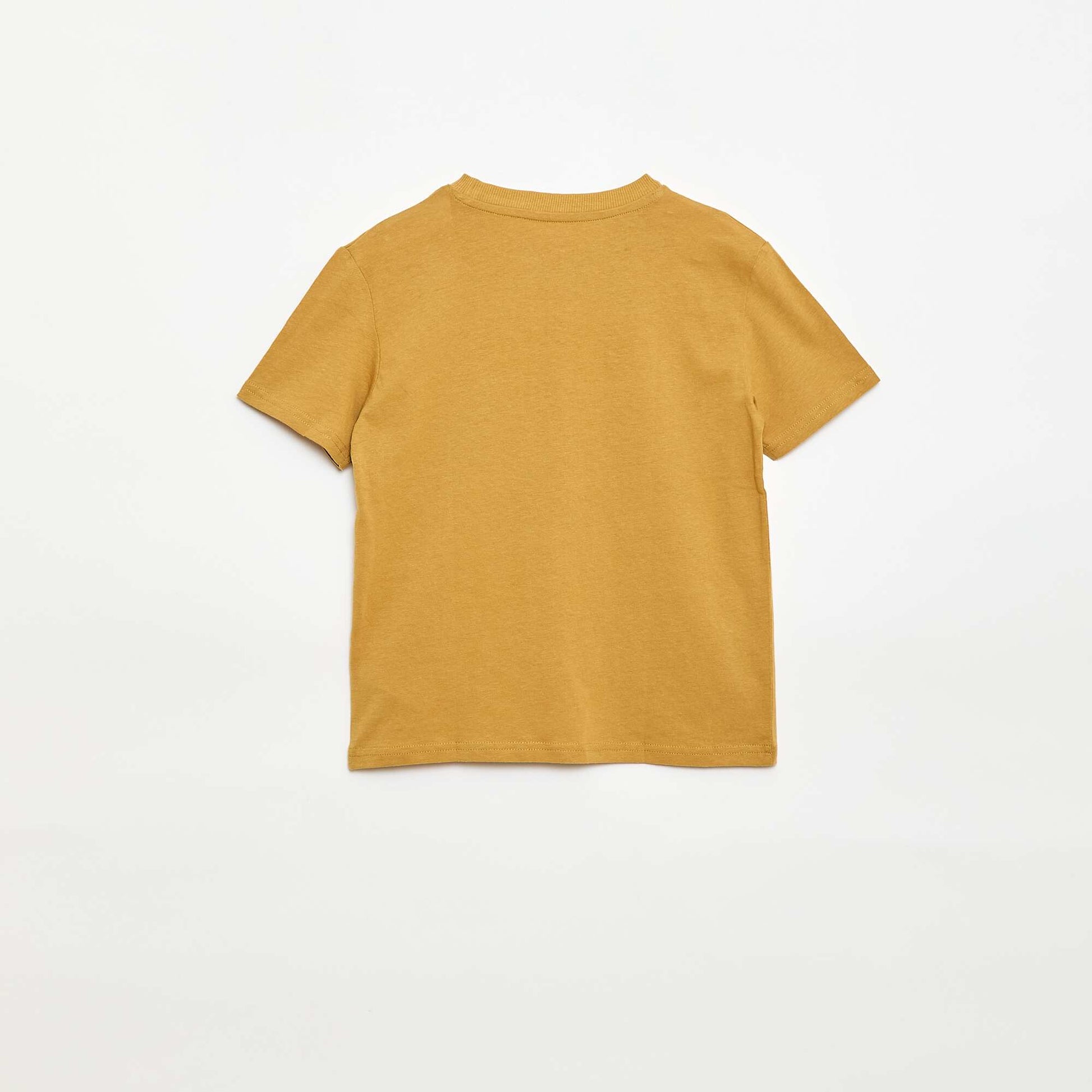 Printed Short-Sleeve T-Shirt YELLOW