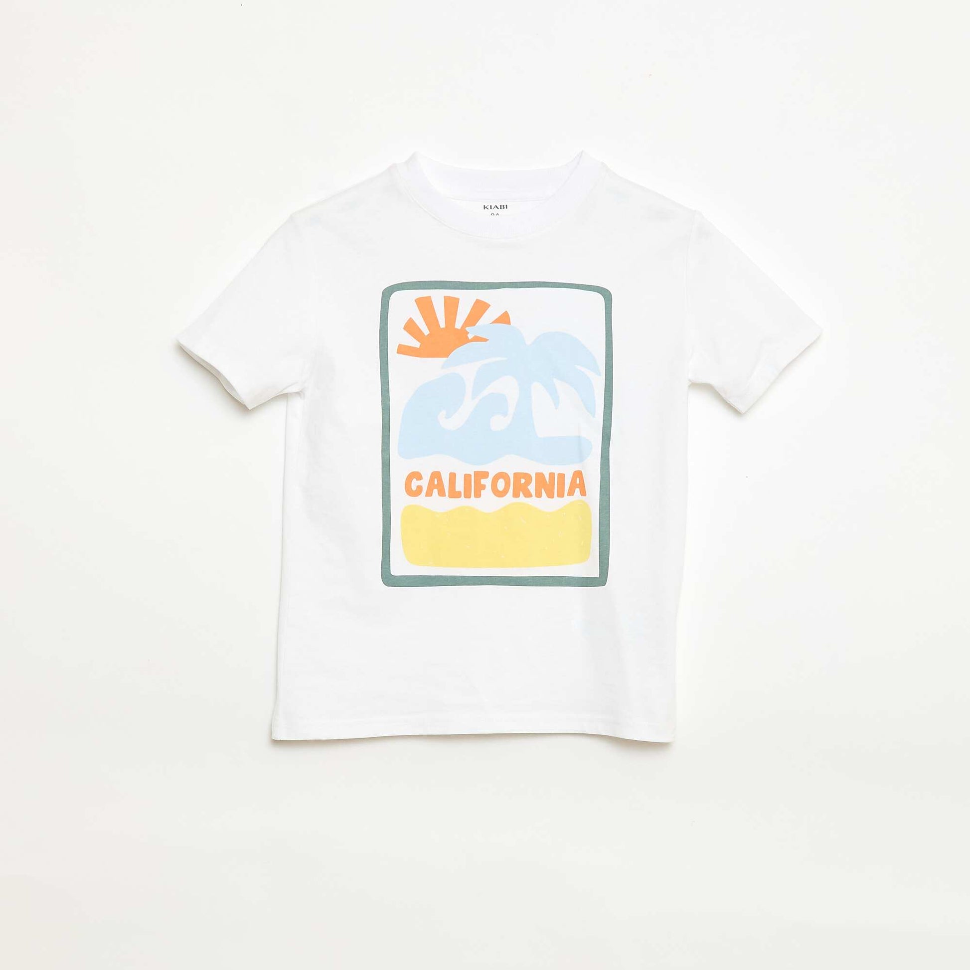 Printed Short-Sleeve T-Shirt WHITE