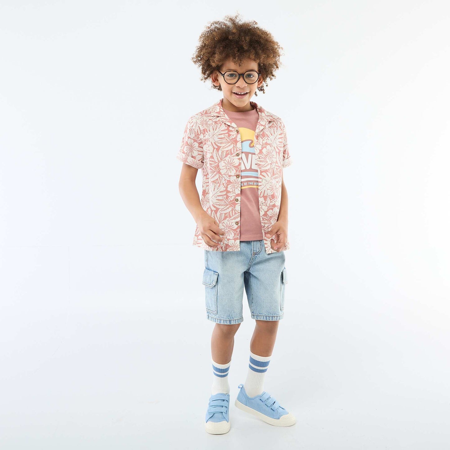 Printed Short-Sleeve T-Shirt PINK