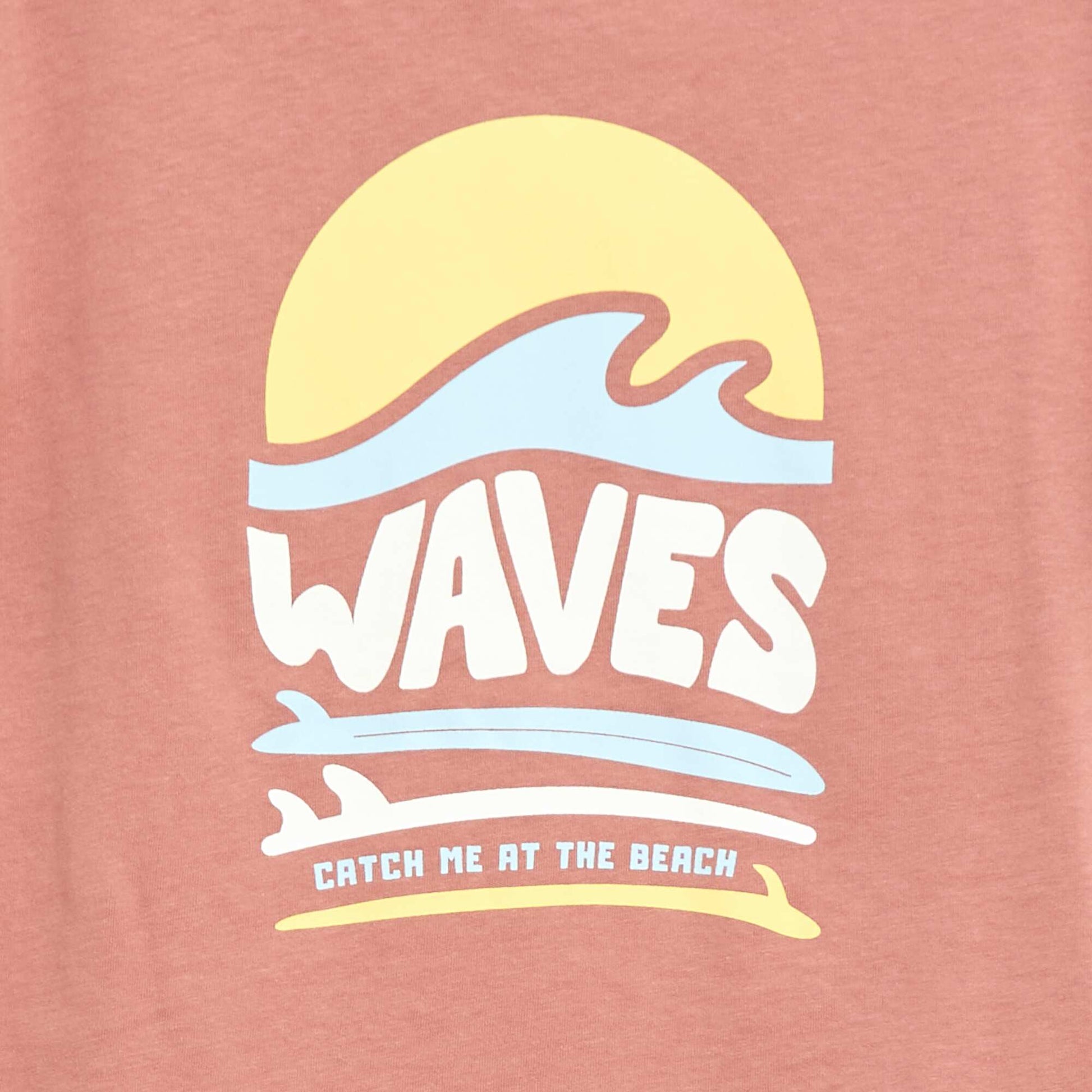 Printed Short-Sleeve T-Shirt PINK
