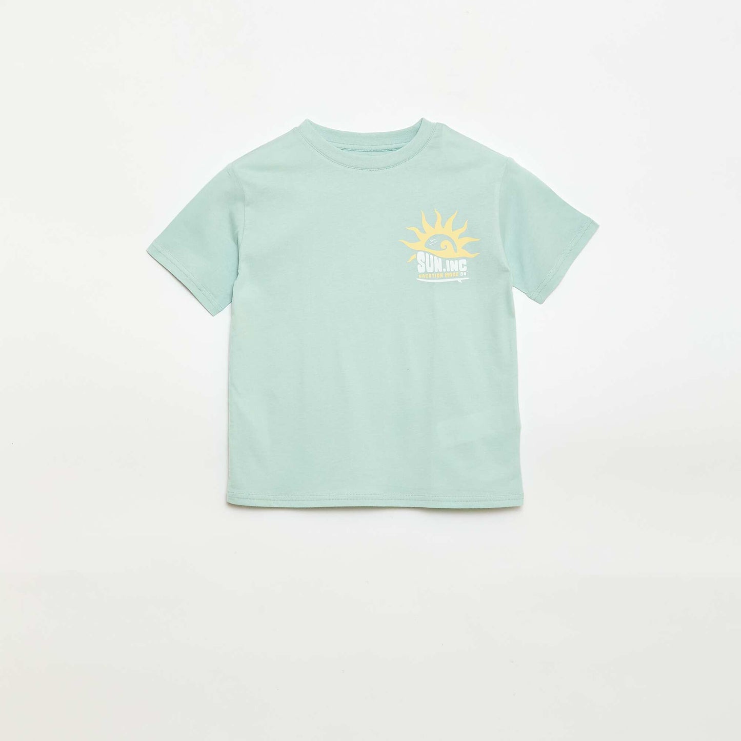 Printed Short-Sleeved T-Shirt GREEN