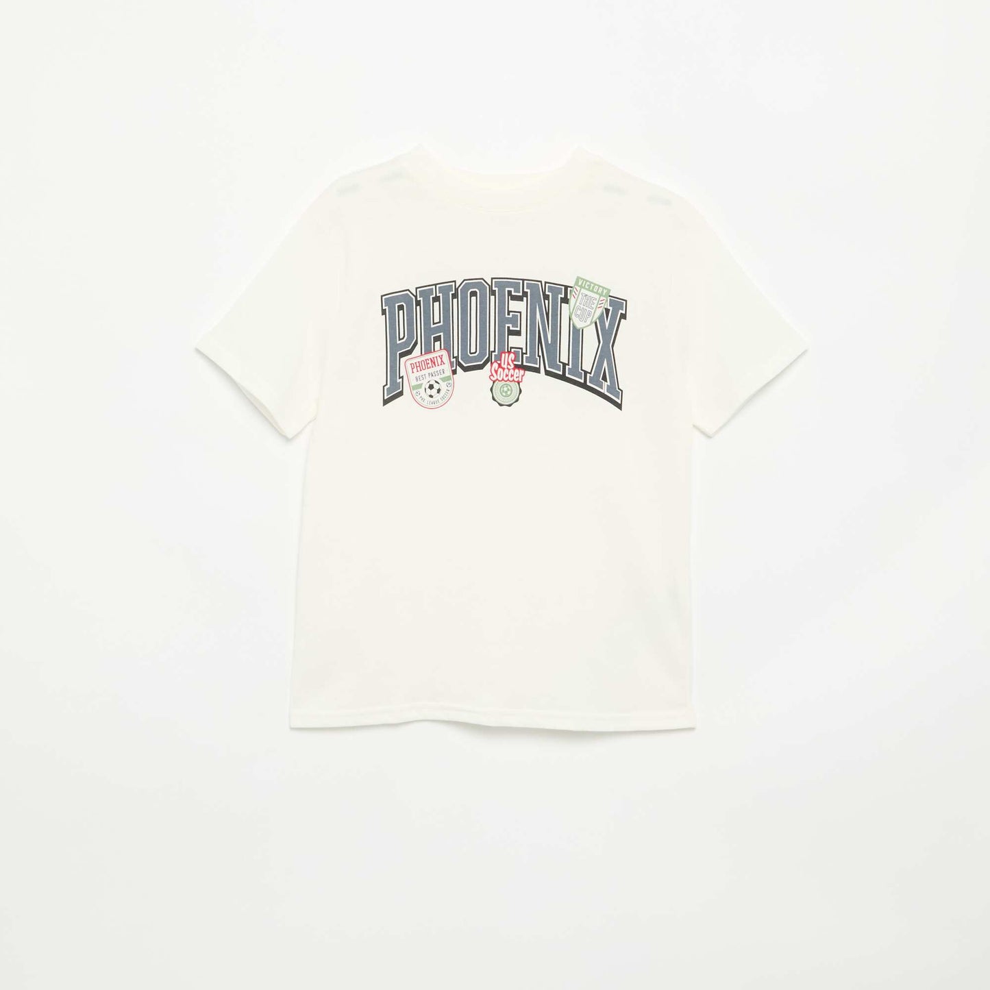 Printed Short-Sleeve T-Shirt WHITE