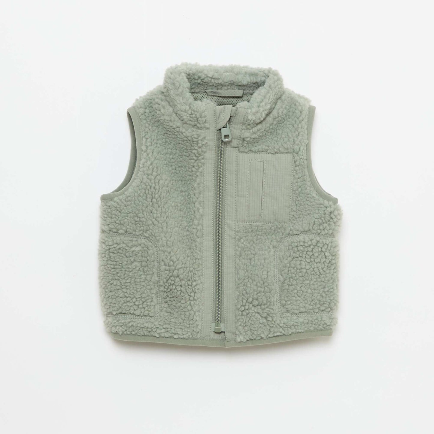 Sleeveless Fleece Vest GREEN