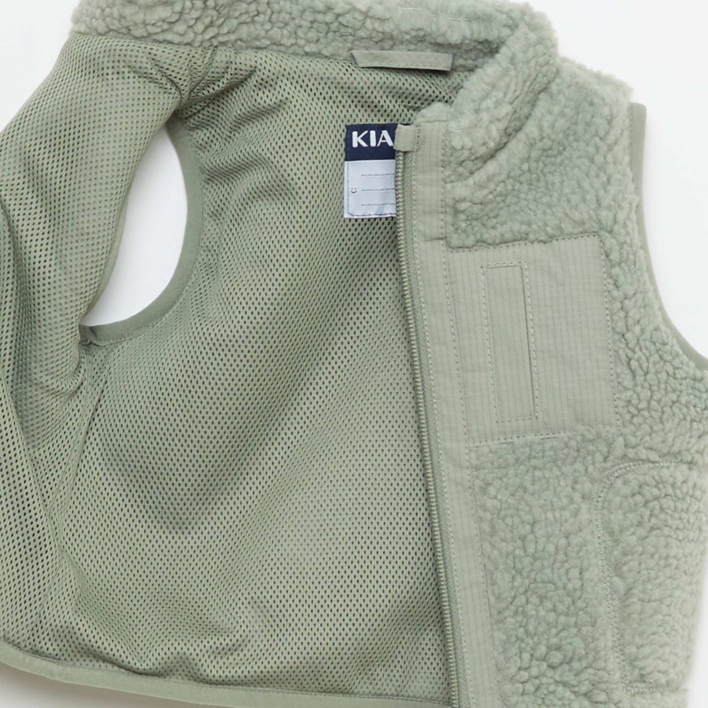 Sleeveless Fleece Vest GREEN