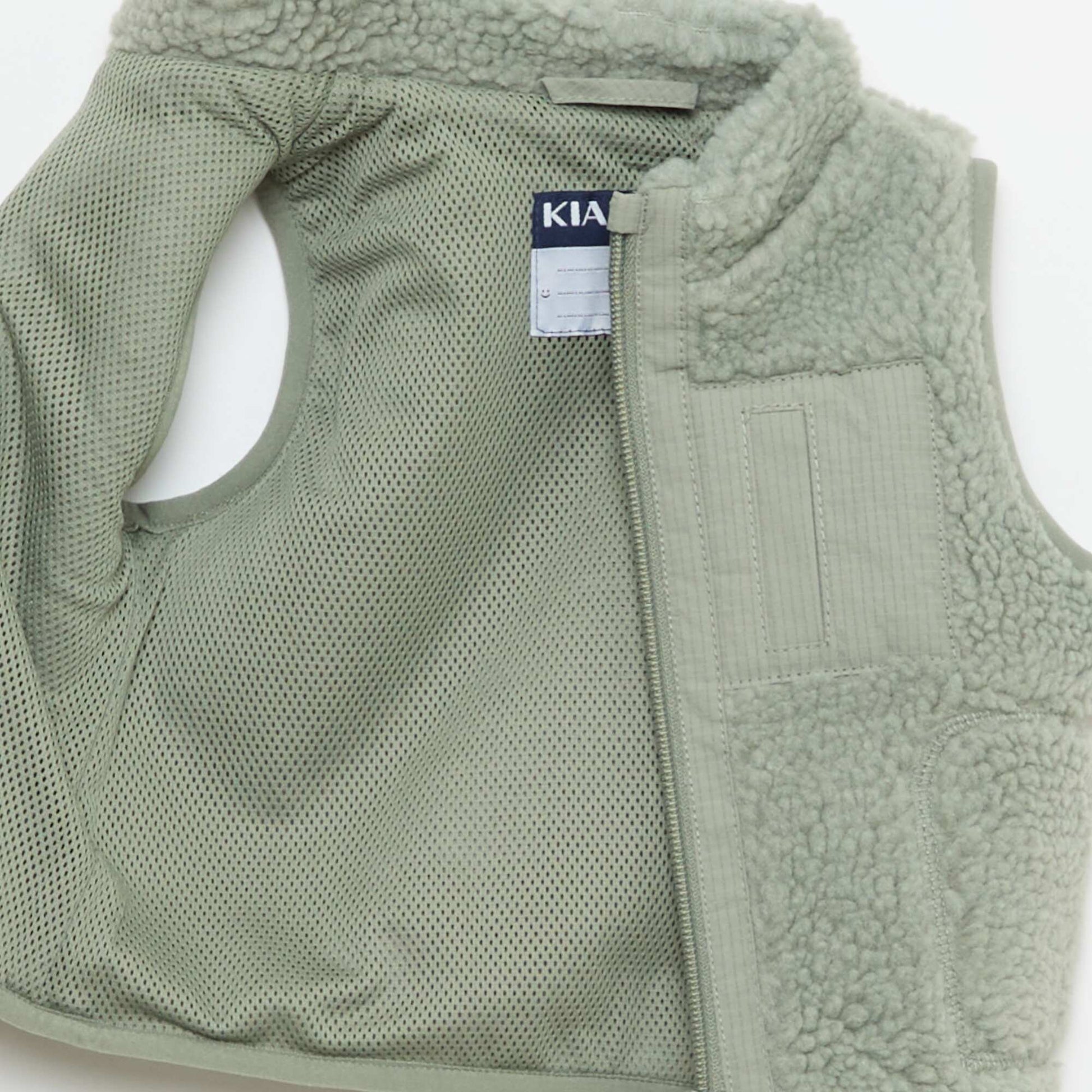 Sleeveless Fleece Vest GREEN