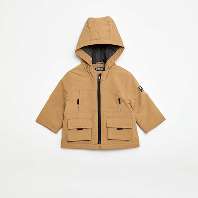 Lightweight Hooded Parka BEIGE