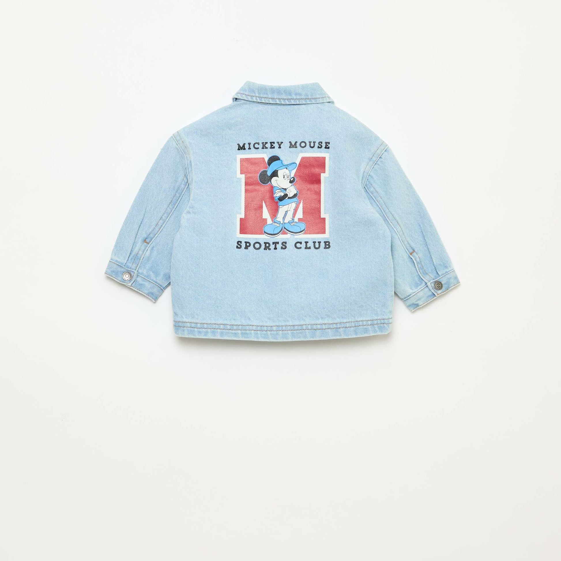 Printed 'Disney' Denim Jacket BLUE