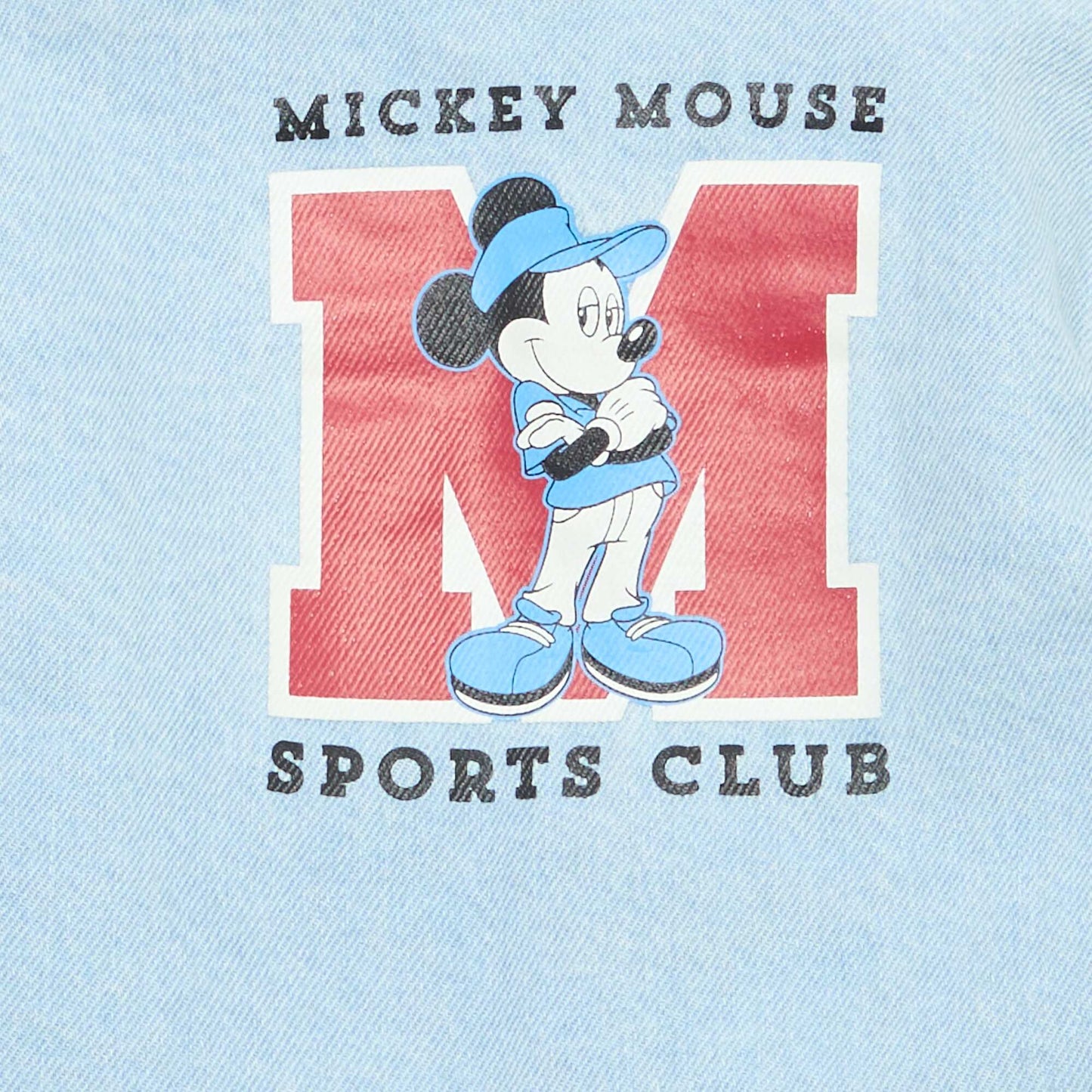Printed 'Disney' Denim Jacket BLUE
