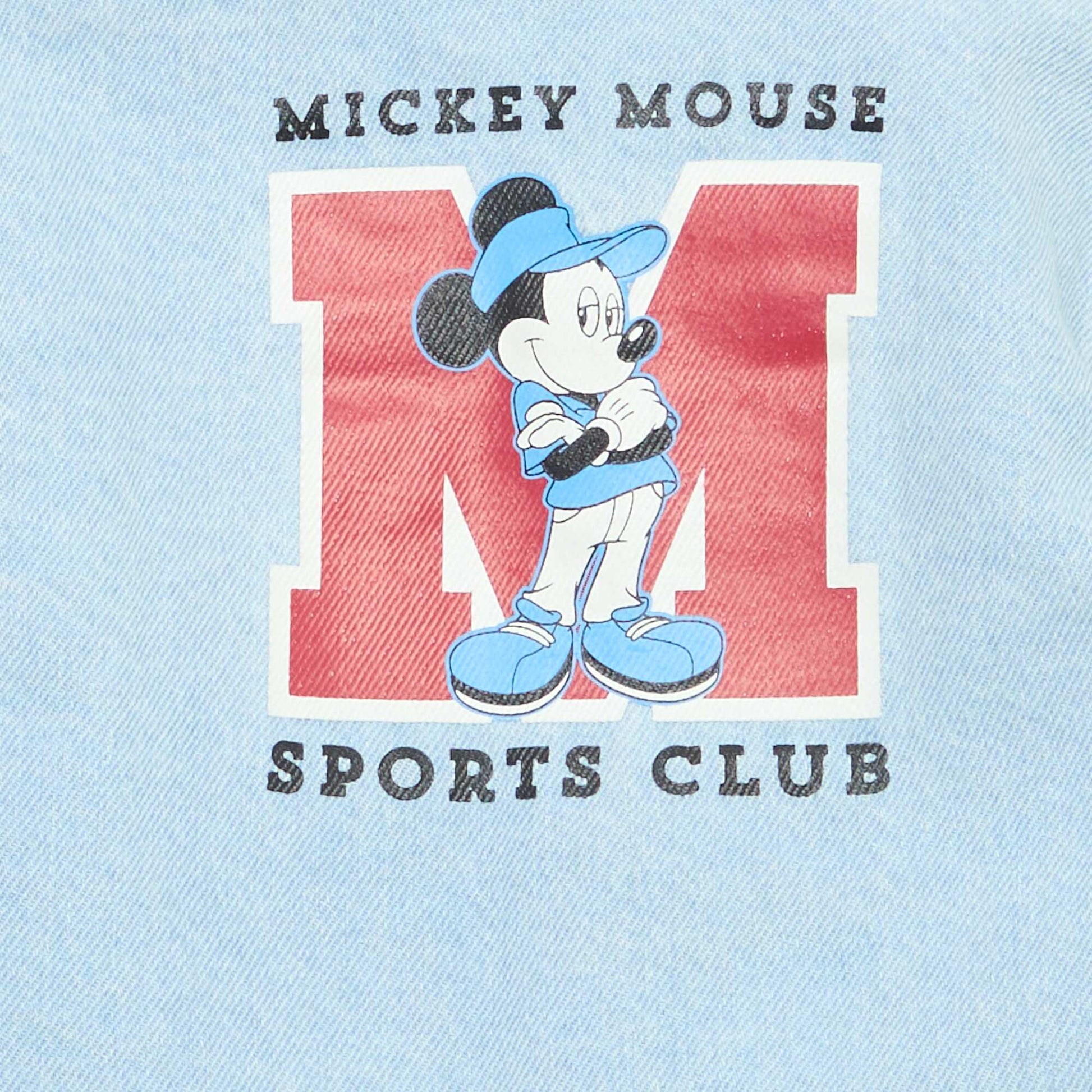 Printed 'Disney' Denim Jacket BLUE