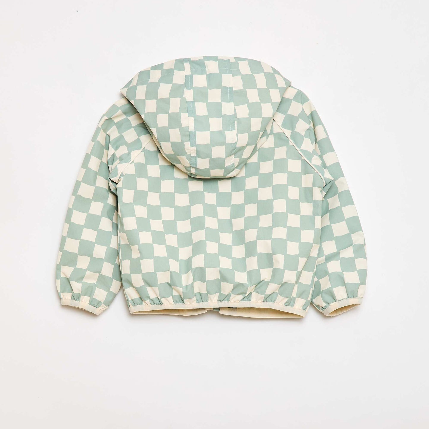 All-Over Print Hooded Windbreaker GREEN