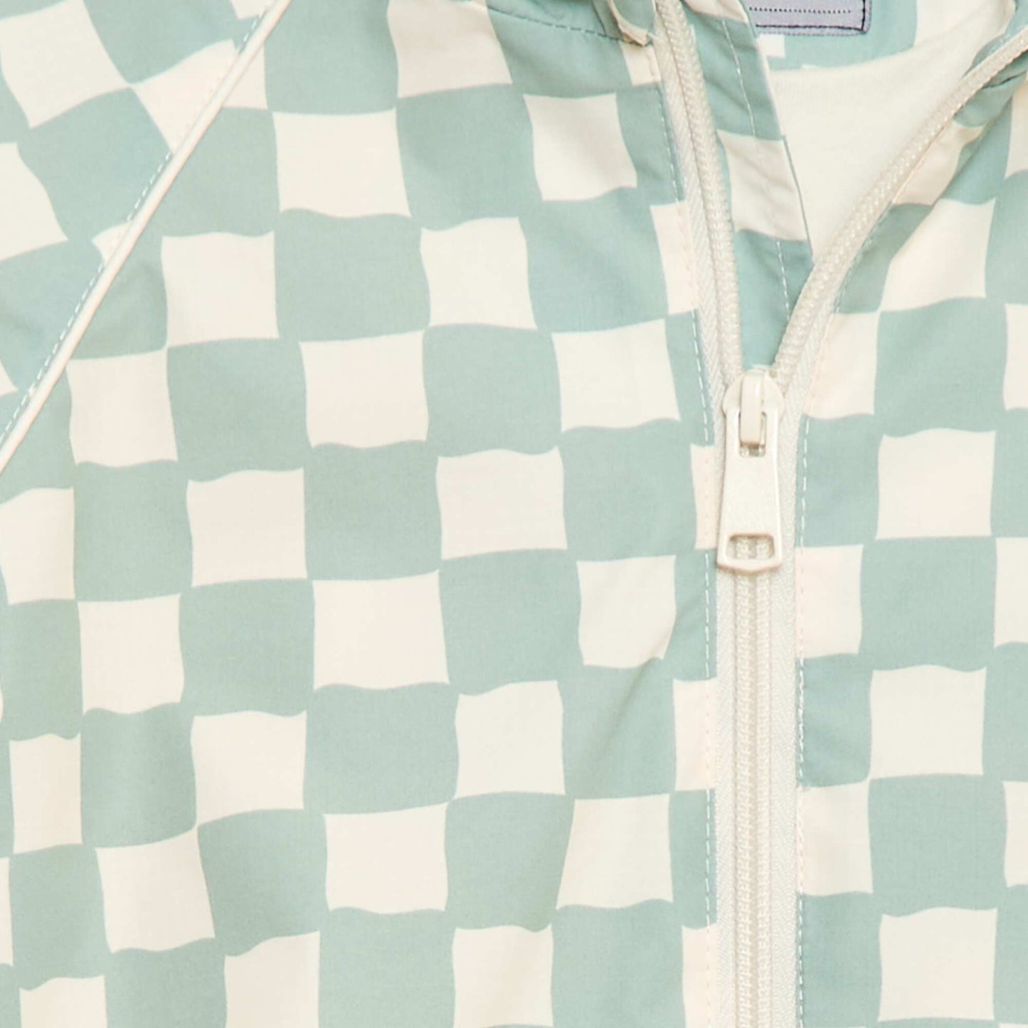 All-Over Print Hooded Windbreaker GREEN