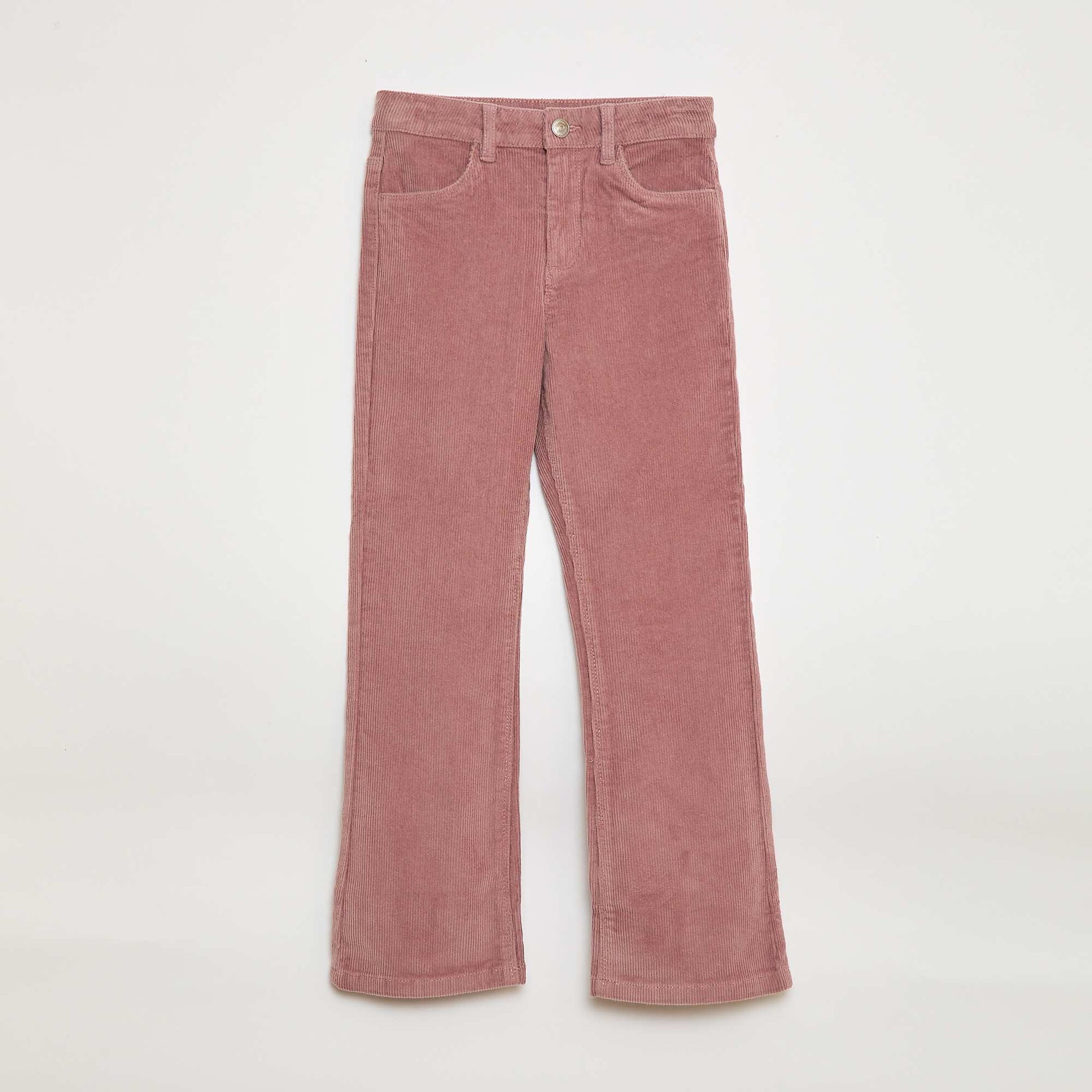 Flare Velvet Trousers PINK