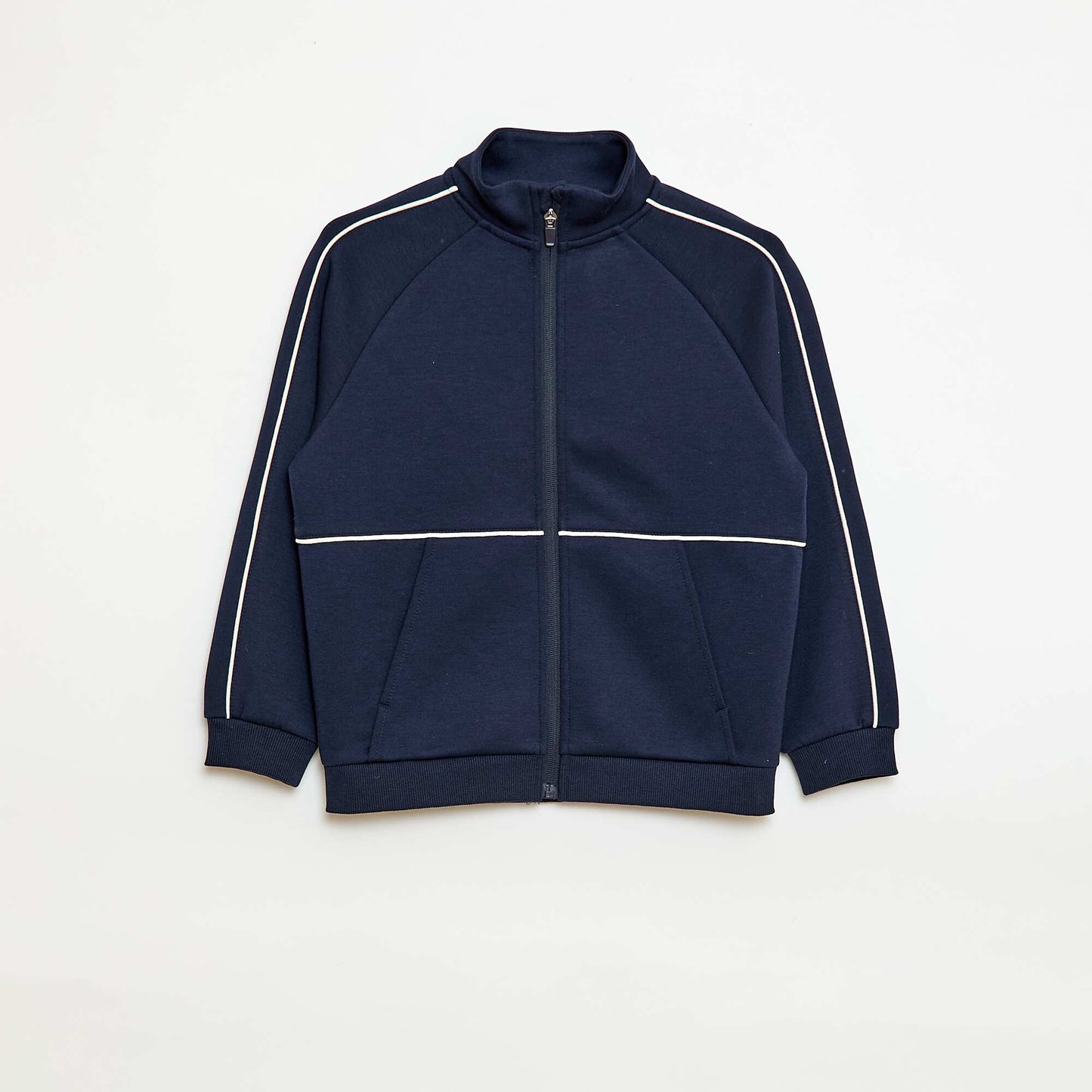 Sweatshirt with Zip Opening BLUE